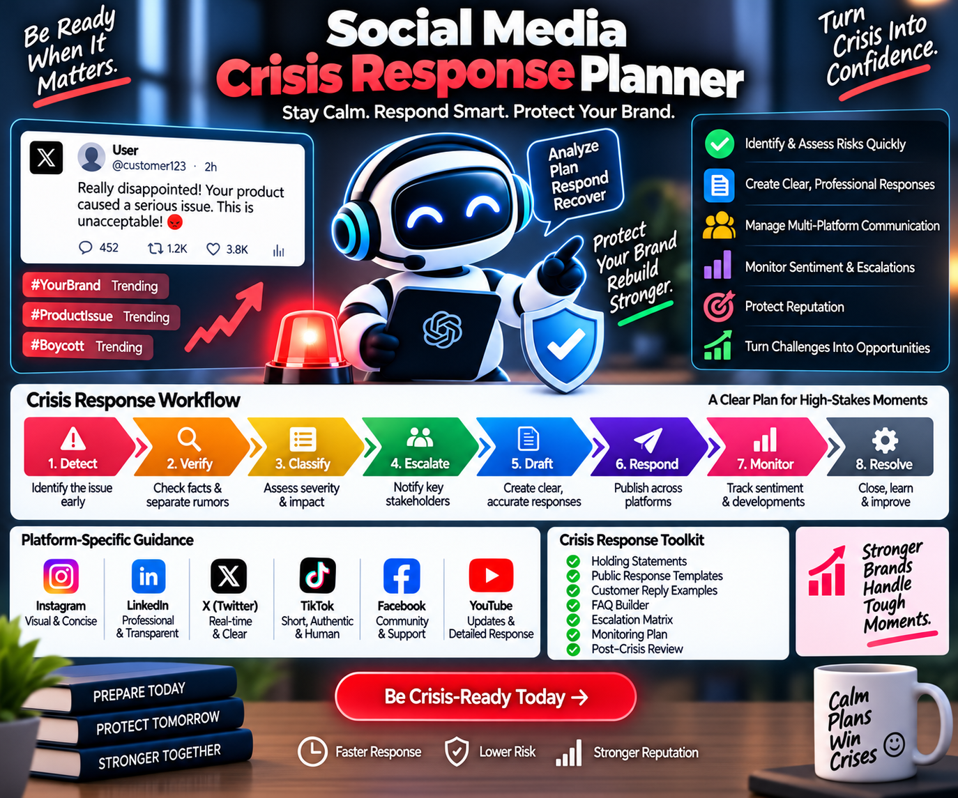 Social Media Crisis Response Planner preview