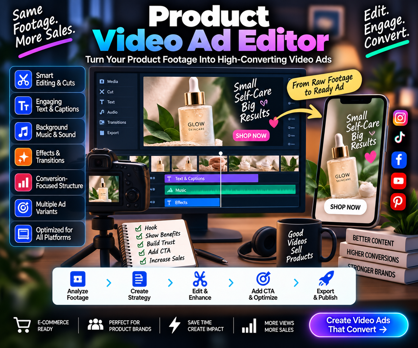 Product Video Ad Editor preview