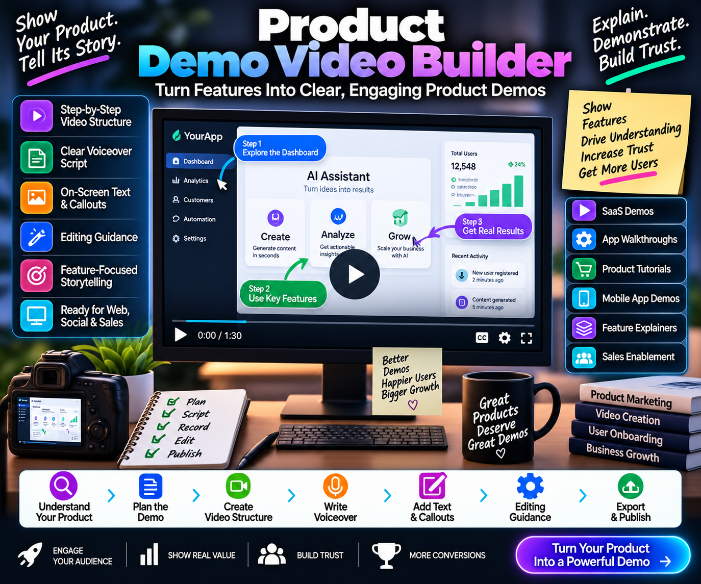 Product Demo Video Builder ⭐ preview