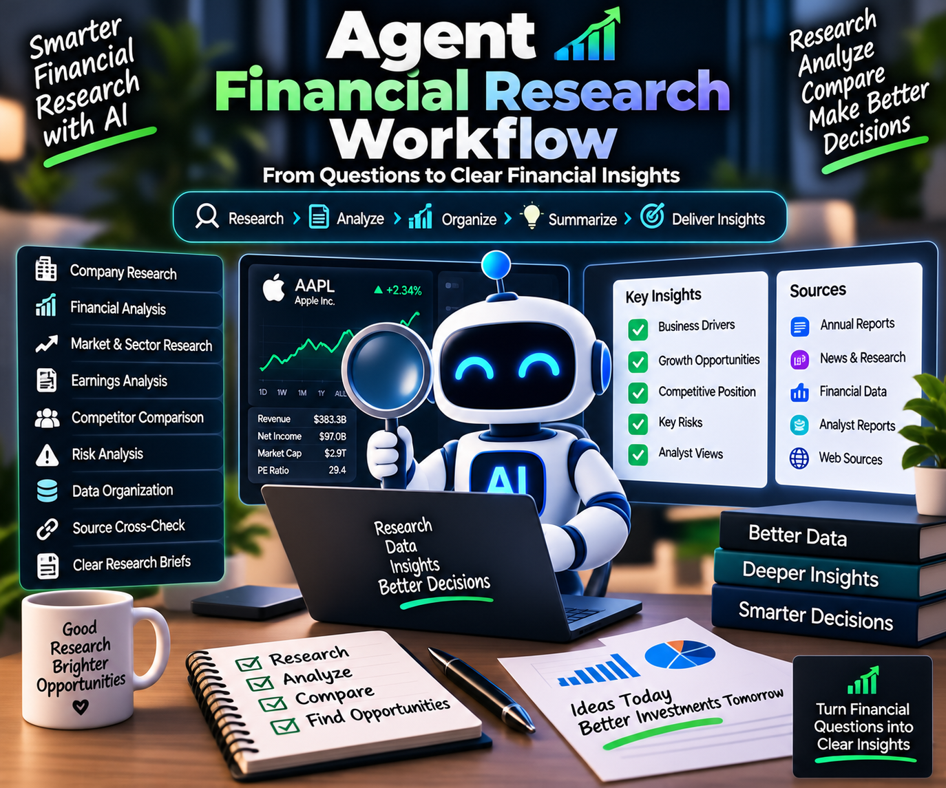 Agent Financial Research Workflow Skill preview