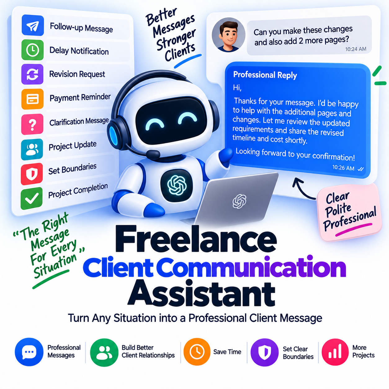 Freelance Client Communication Assistant preview