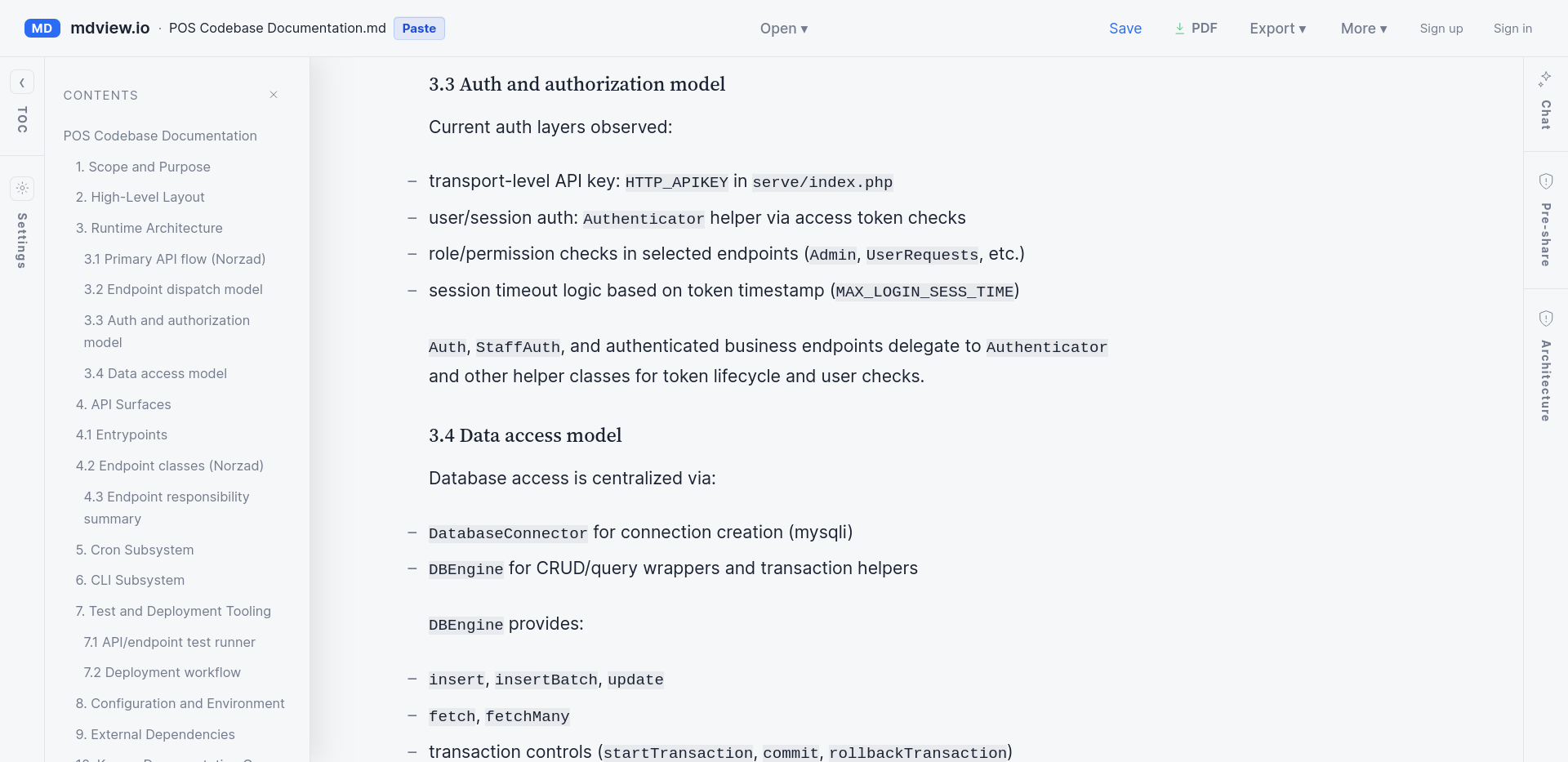 code documentation engineer screenshot 2