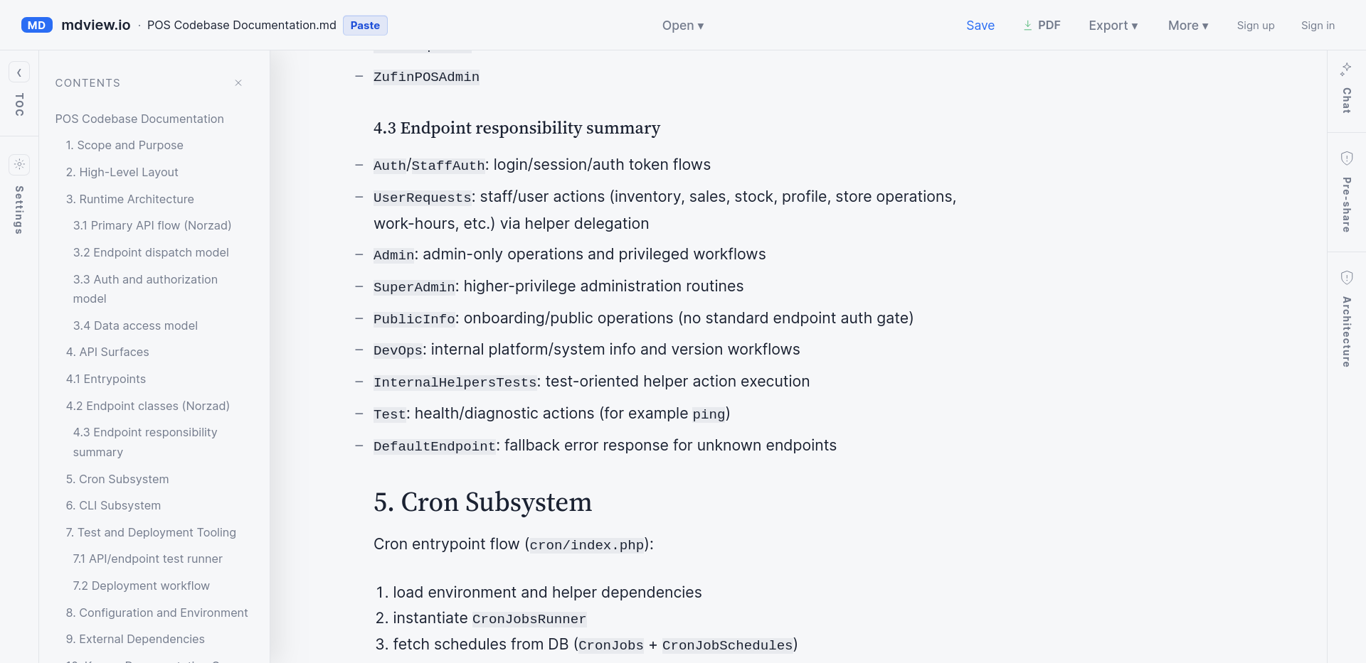 code documentation engineer screenshot 3