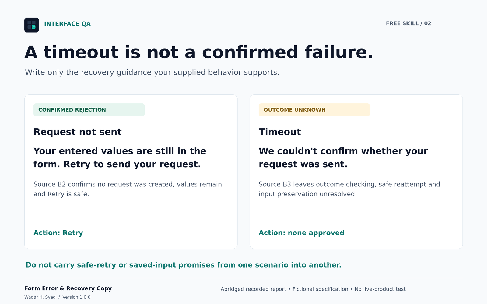 Form Error & Recovery Copy screenshot 2