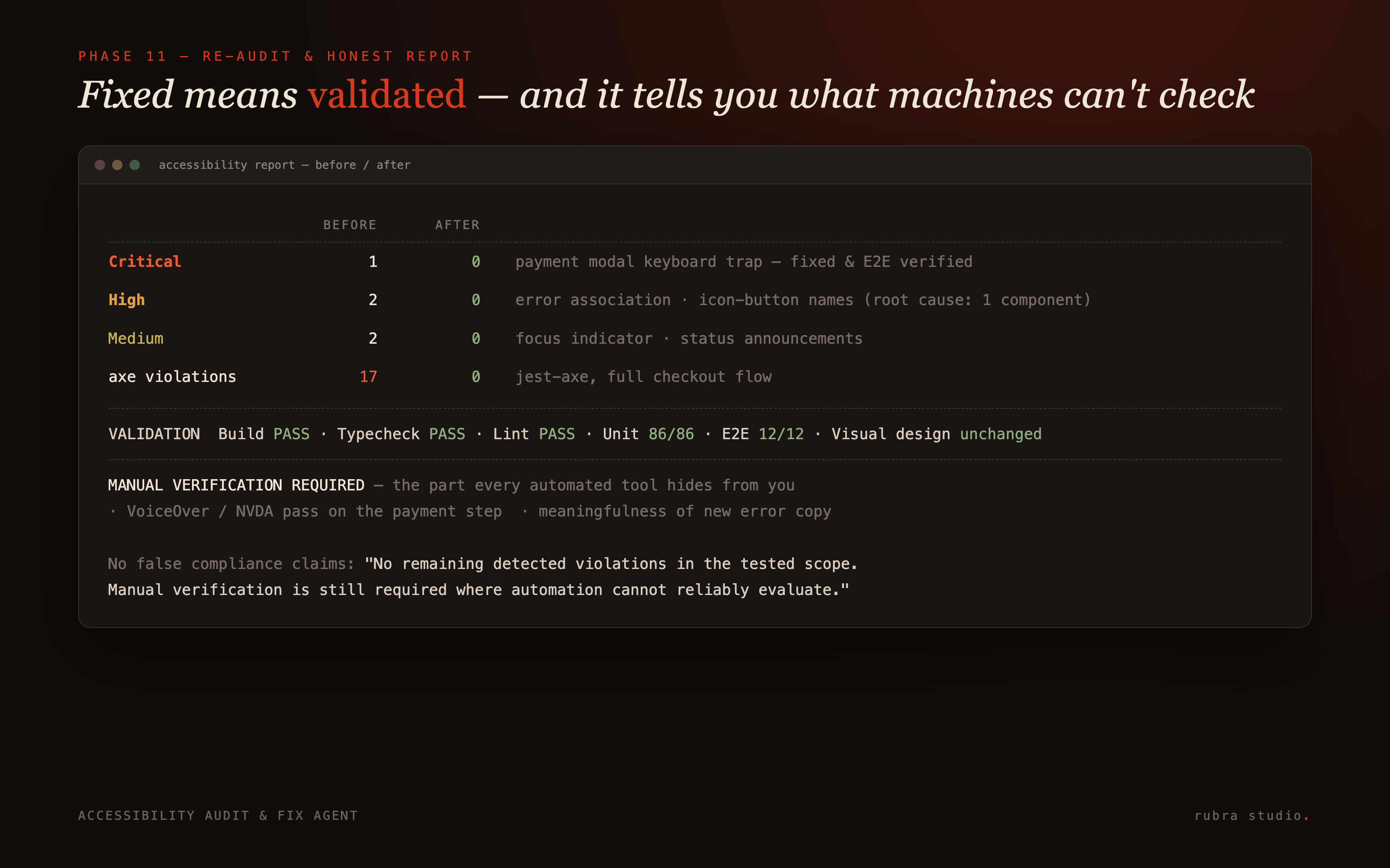 Accessibility Audit & Fix Agent screenshot 3