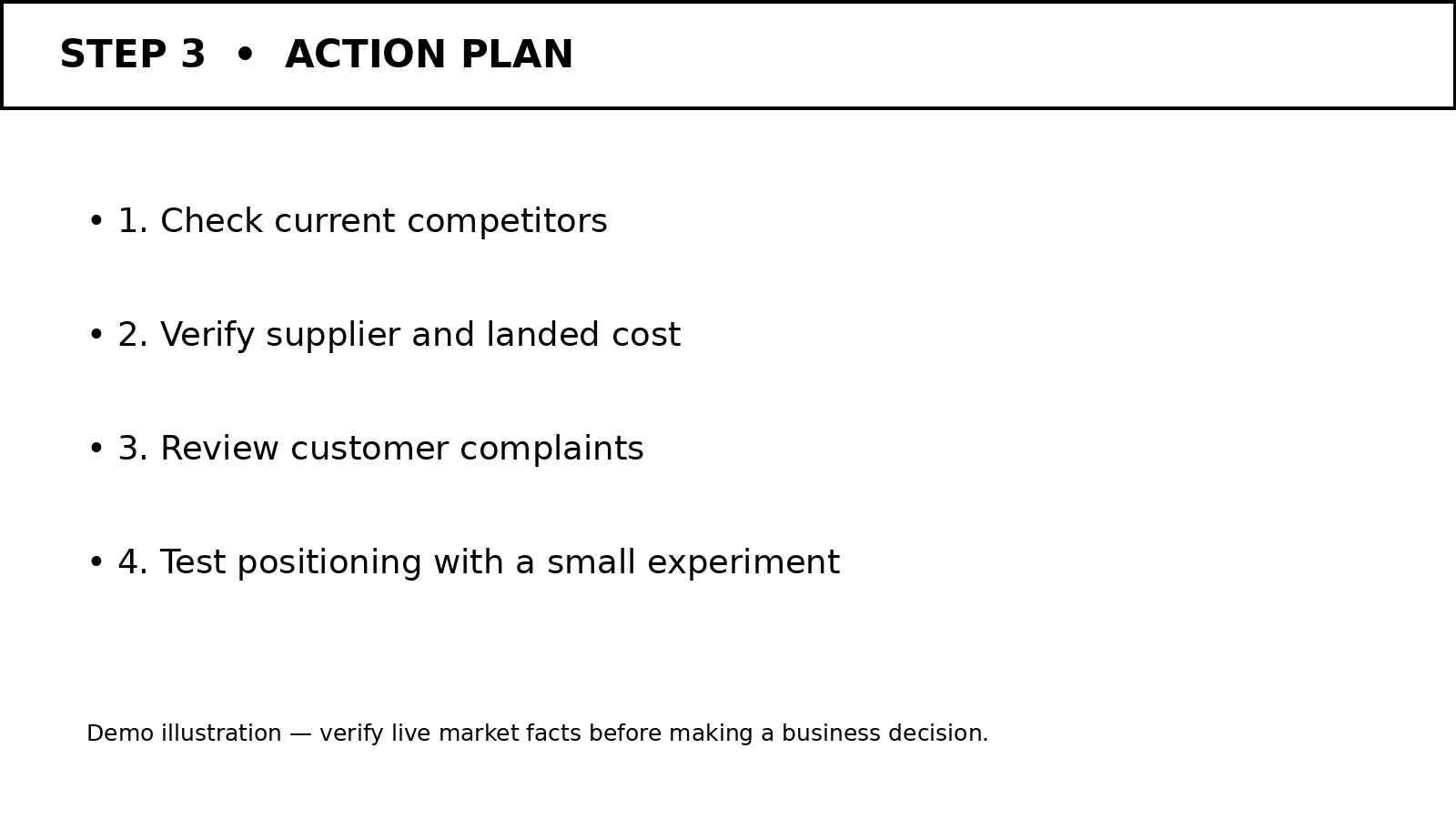 Ecommerce Product Validation screenshot 3