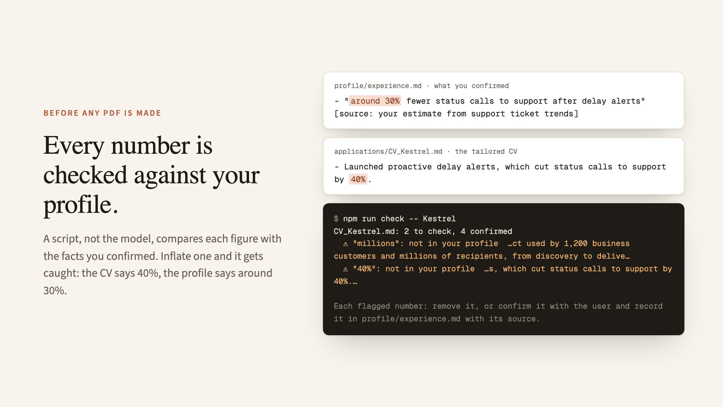 Apply Kit: Resume & Cover Letter Tailoring for Claude Code screenshot 2