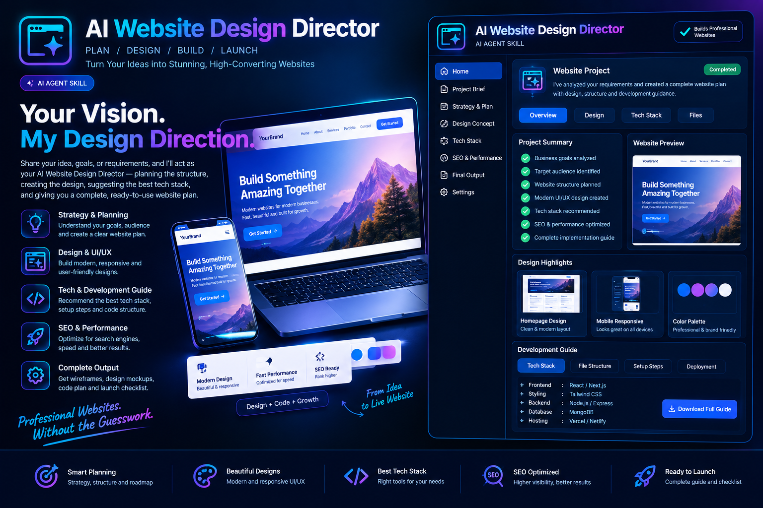 ai website design director preview