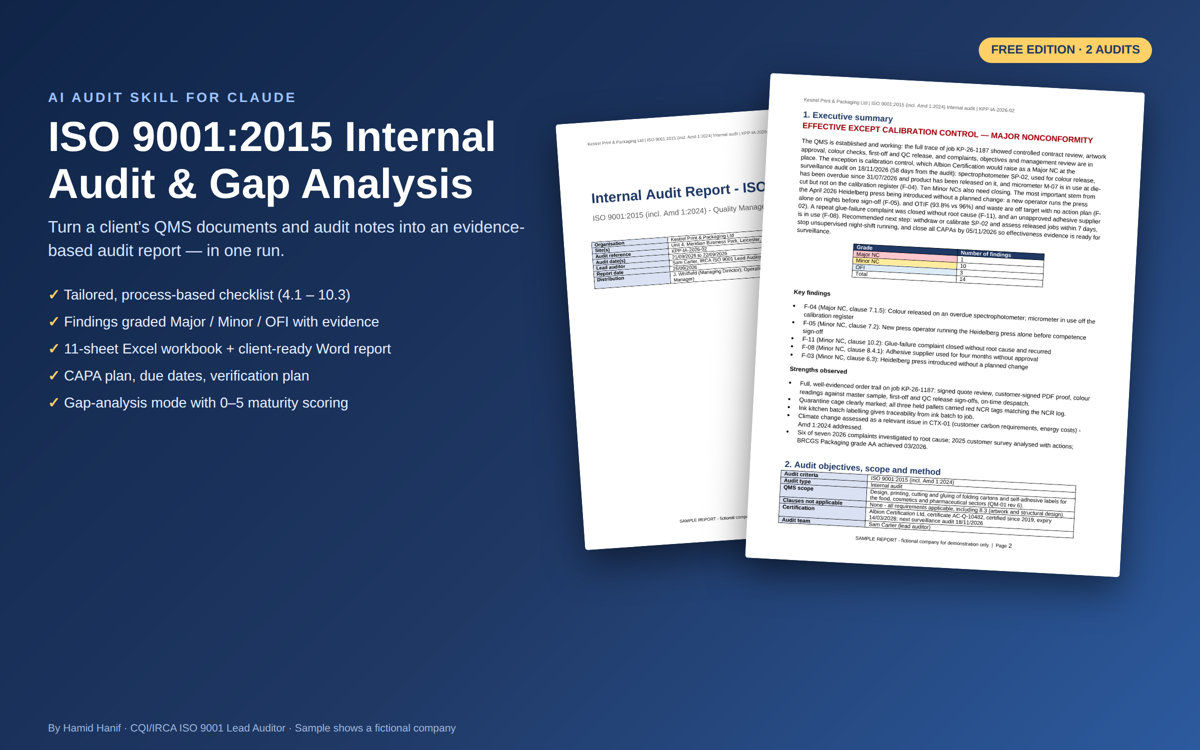 ISO 9001:2015 Internal Audit (Free) screenshot 4