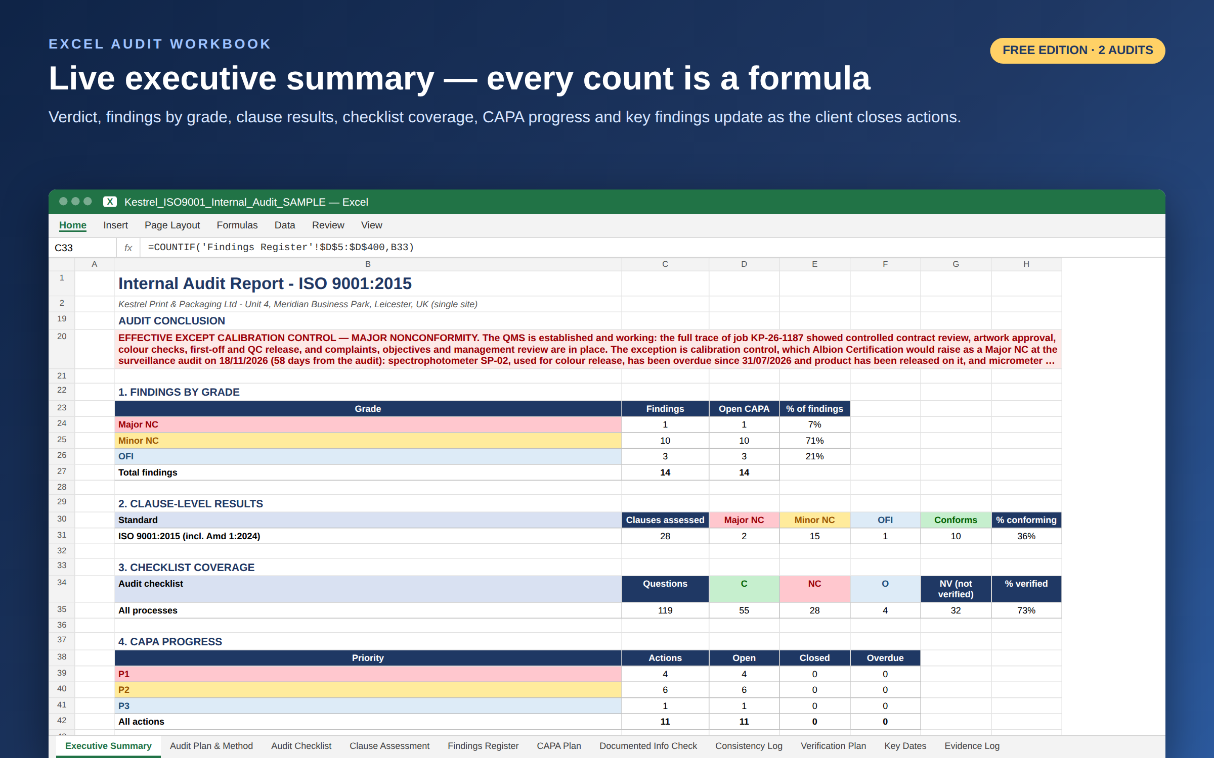 ISO 9001:2015 Internal Audit (Free) screenshot 5