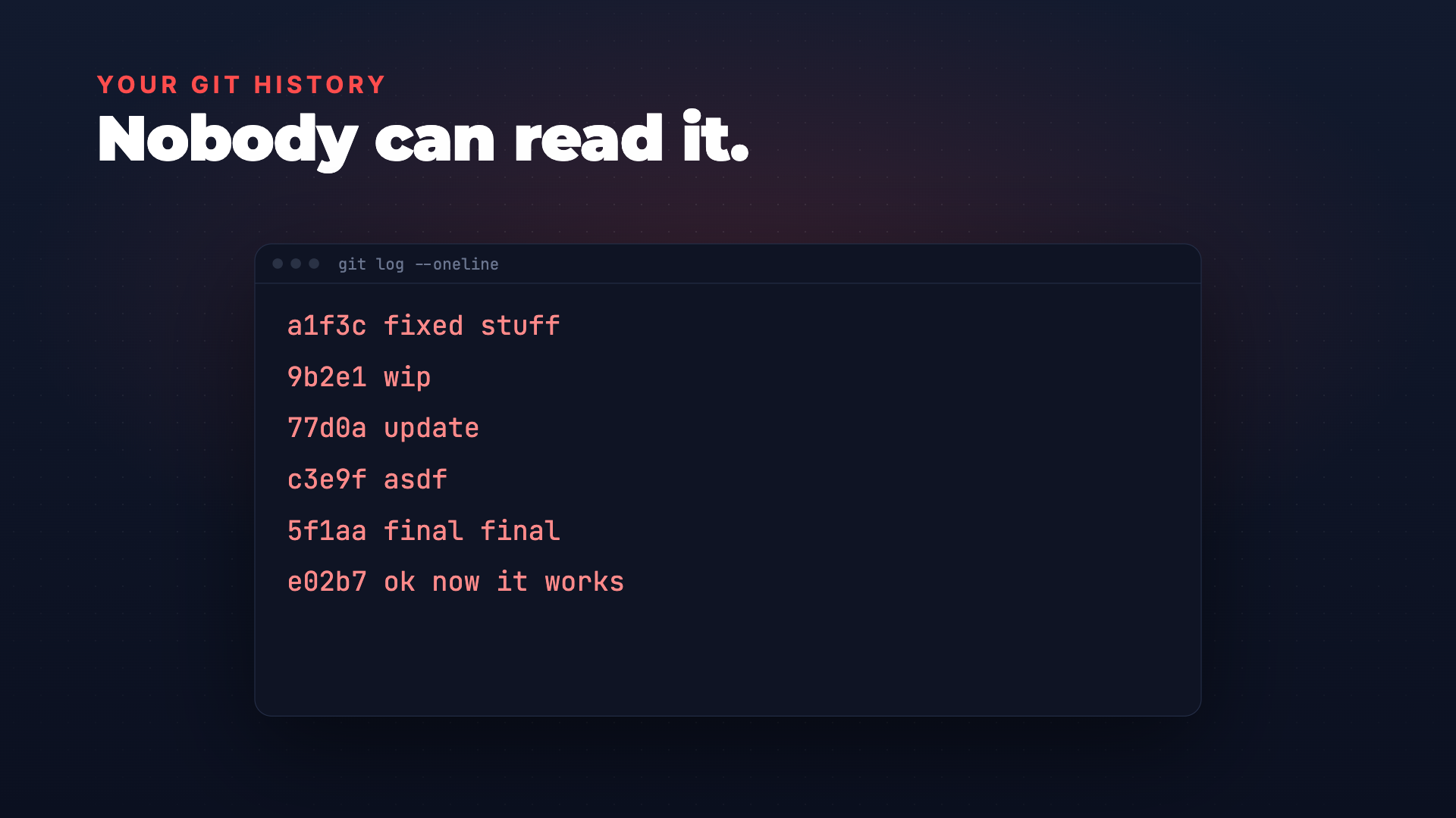 Commitline: commit messages from your diff screenshot 1