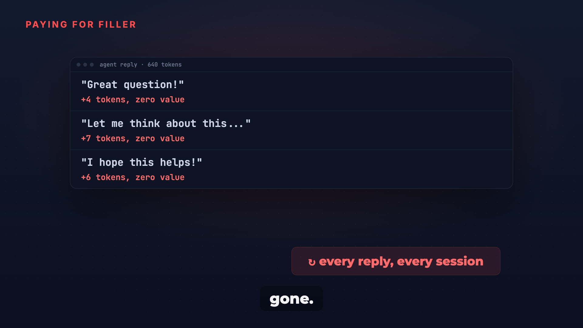 Tokenlean: answers first, no filler, fewer tokens screenshot 2