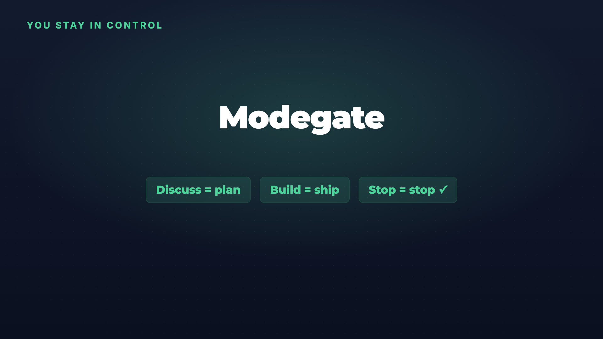Modegate: your agent reads intent before it acts screenshot 4