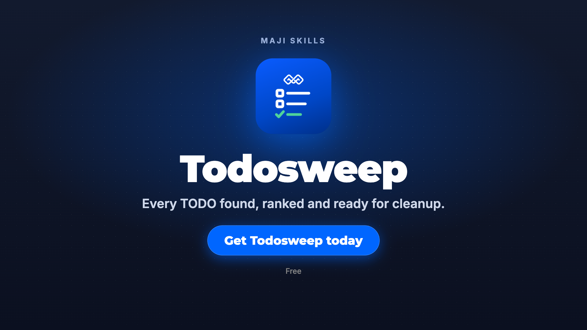 Todosweep: every TODO found, ranked and triaged screenshot 5