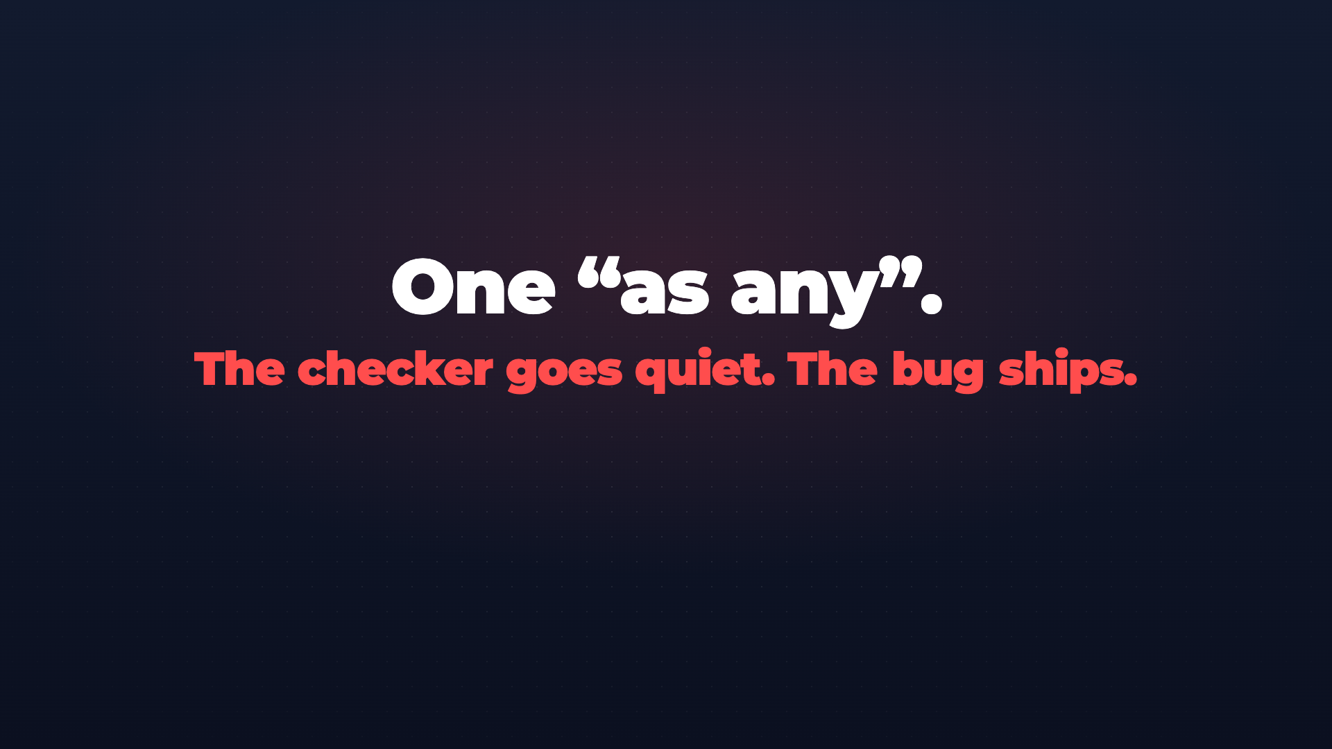 Typelock: type safety that stays switched on screenshot 1