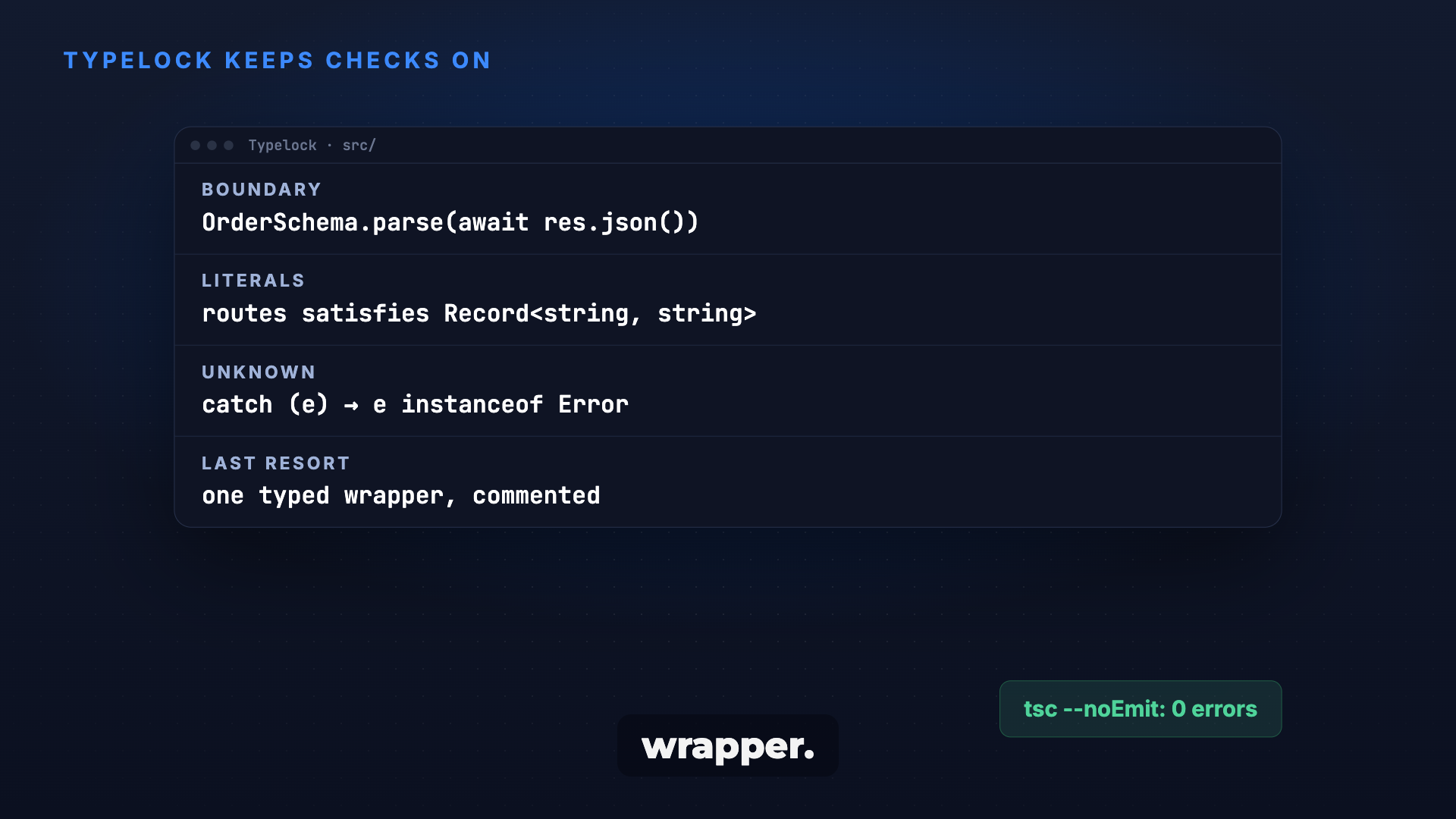 Typelock: type safety that stays switched on screenshot 3