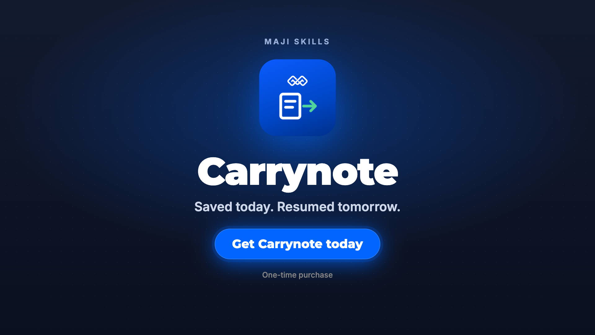 Carrynote: pick up where the last session stopped screenshot 5