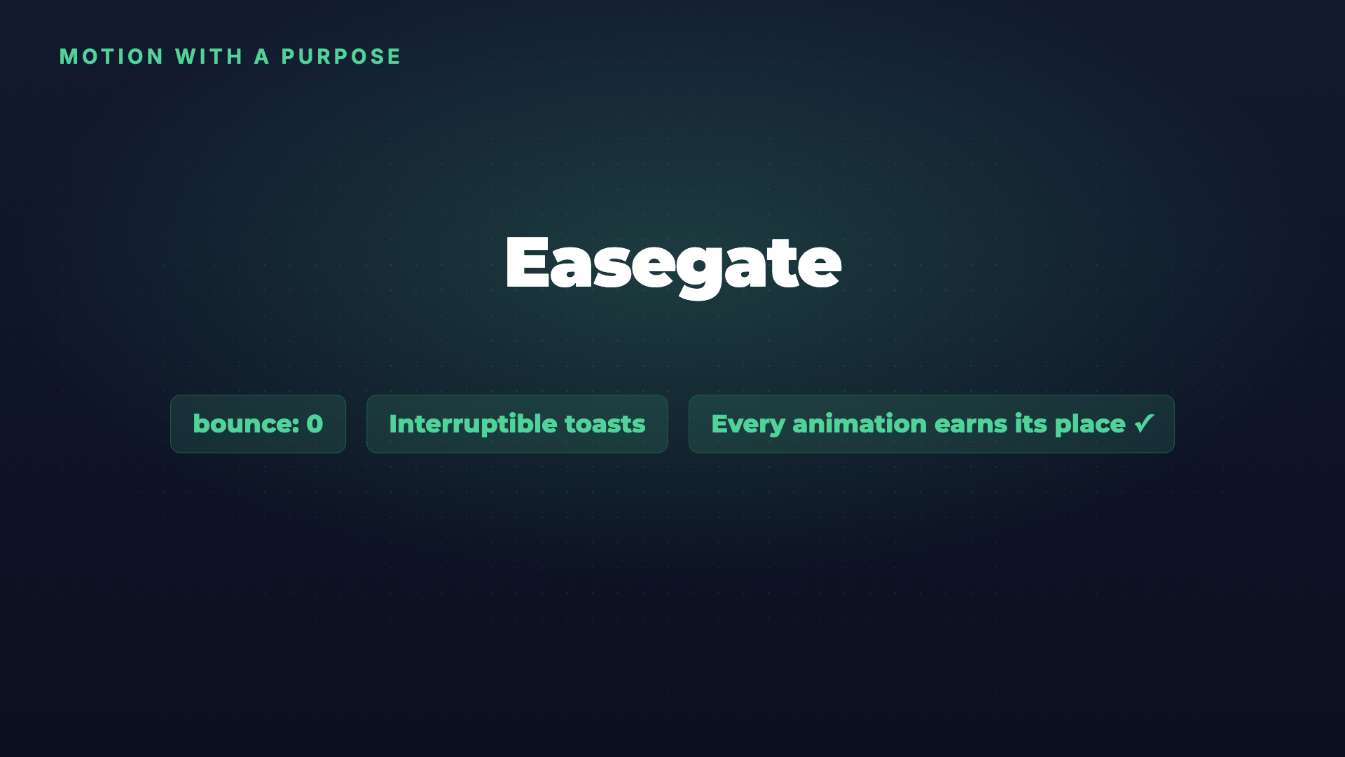 Easegate: Web motion that feels physical, not cheap screenshot 4