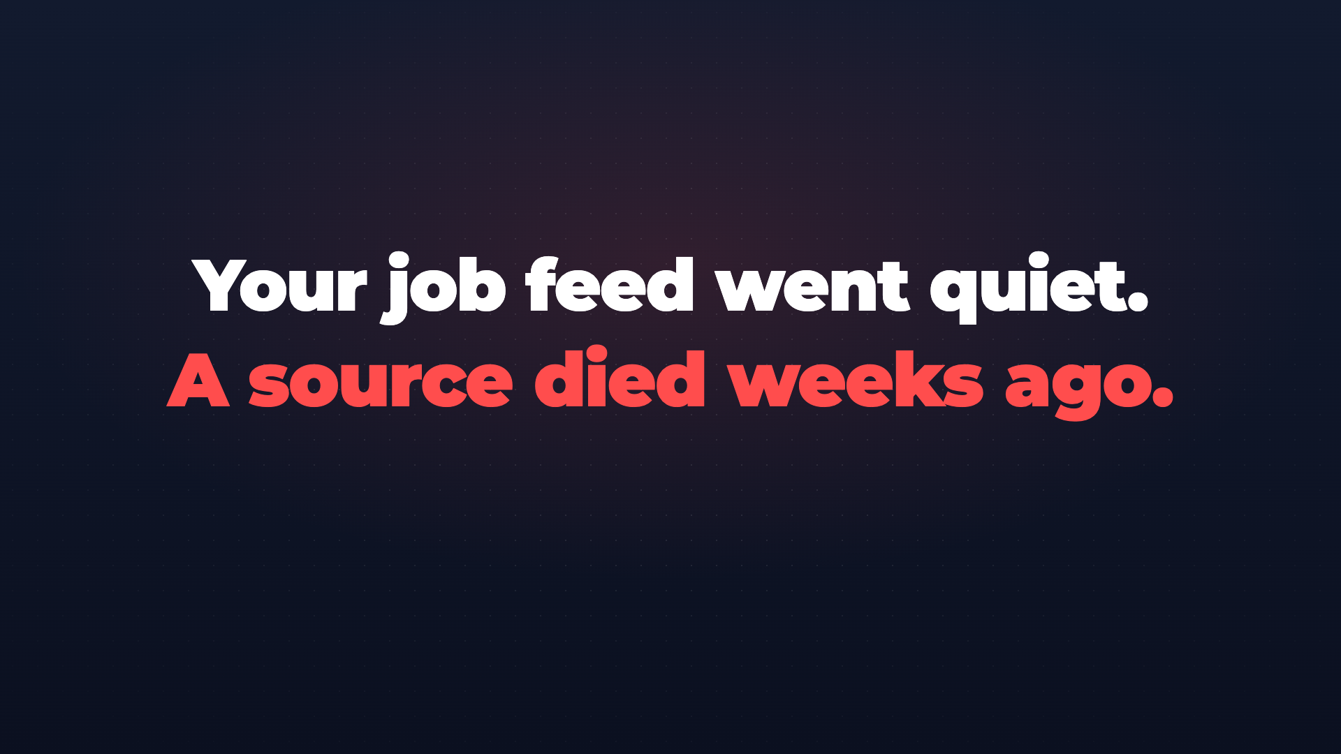 Jobstitch: free job sources merged into one clean feed screenshot 1