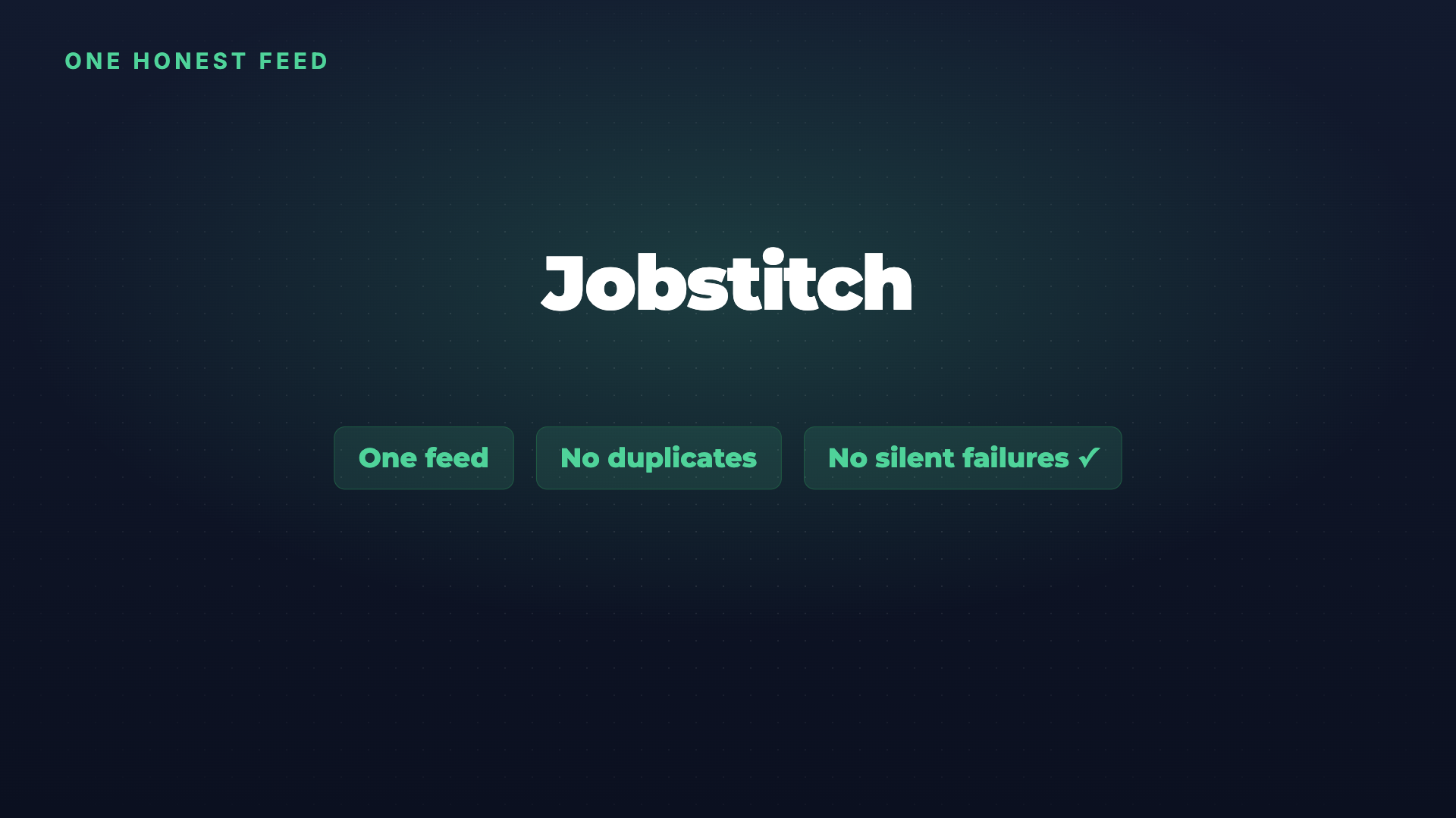 Jobstitch: free job sources merged into one clean feed screenshot 4