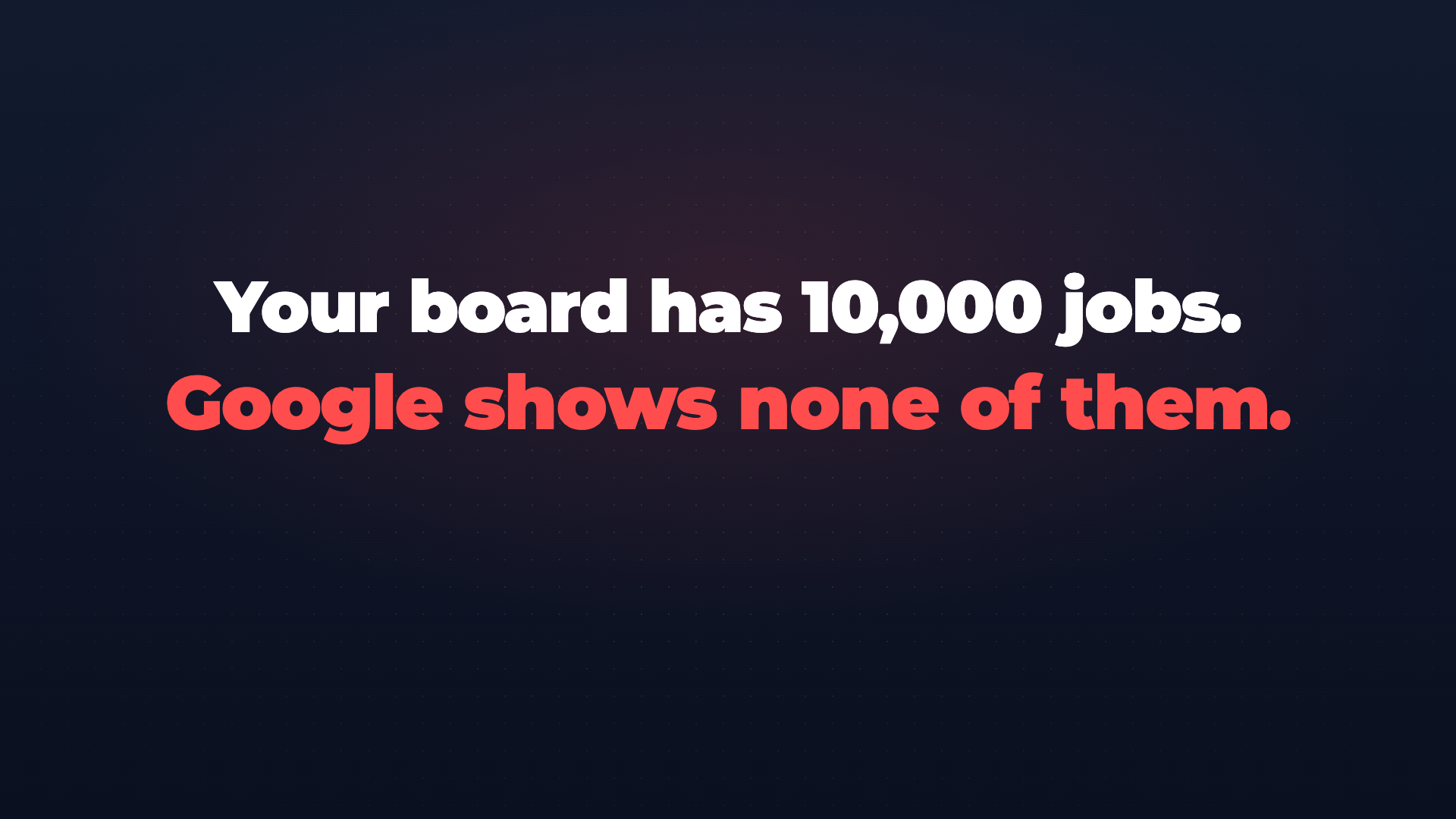 Jobsurface: job pages built for Google's job search screenshot 1