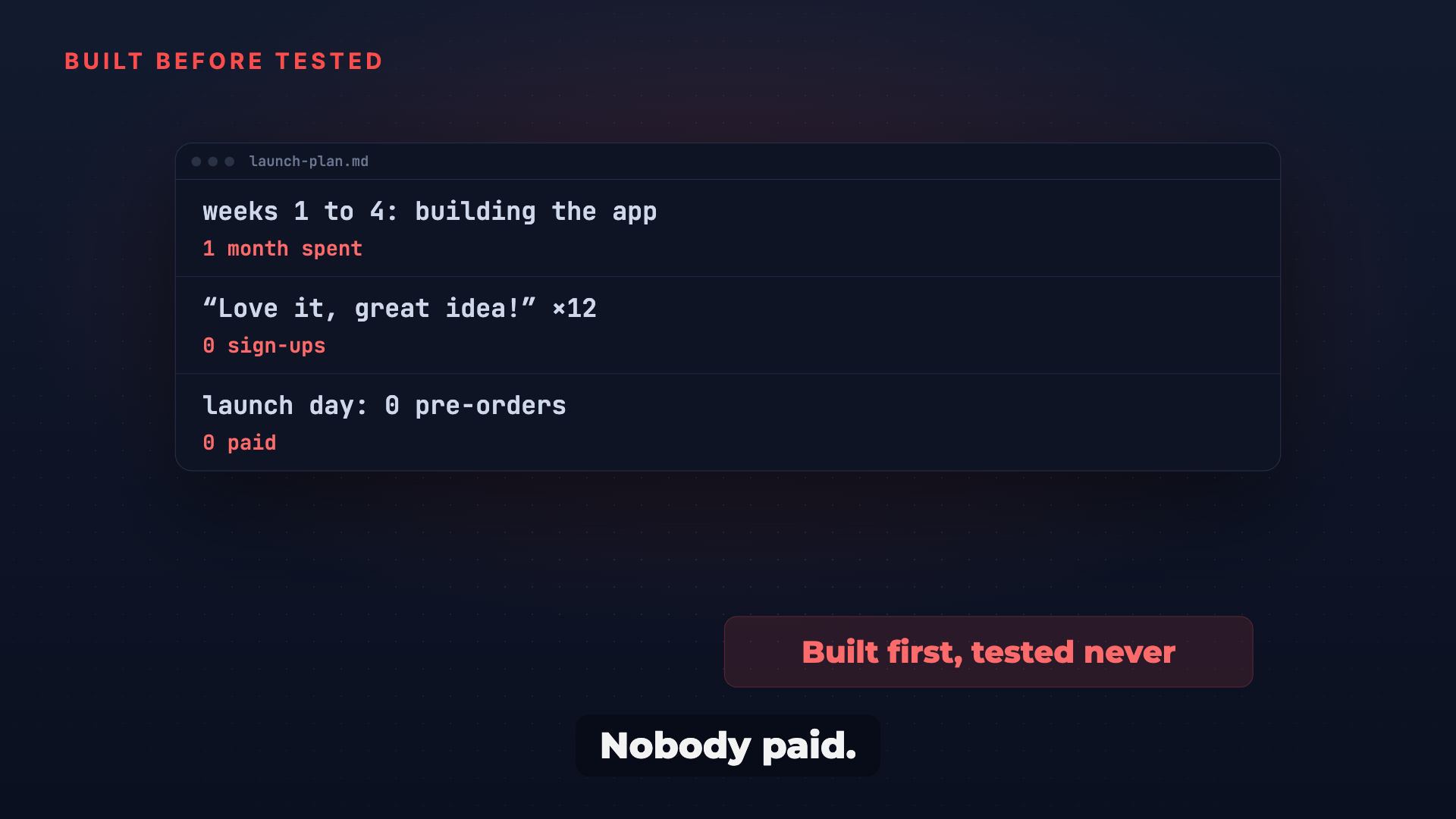 Killcheck: find what kills the idea before you build it screenshot 2