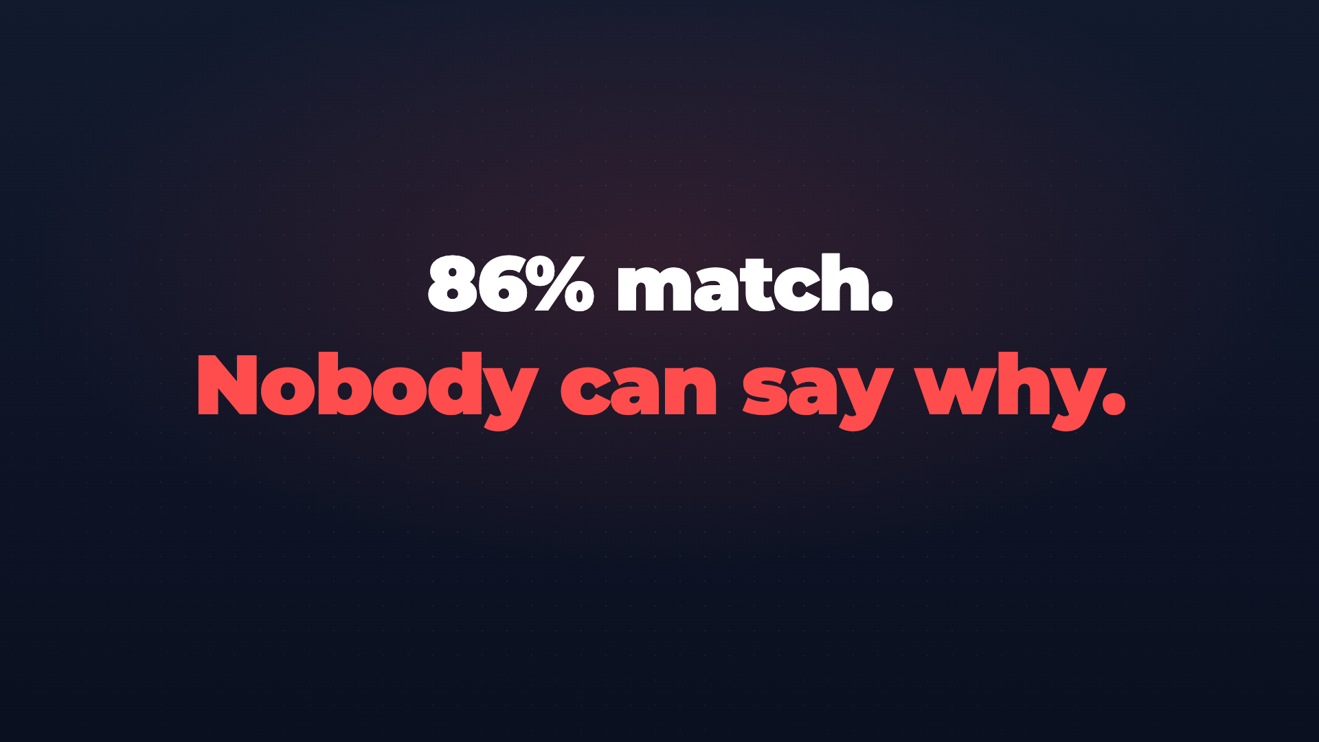 Matchproof: match scores that show the CV line behind them screenshot 1