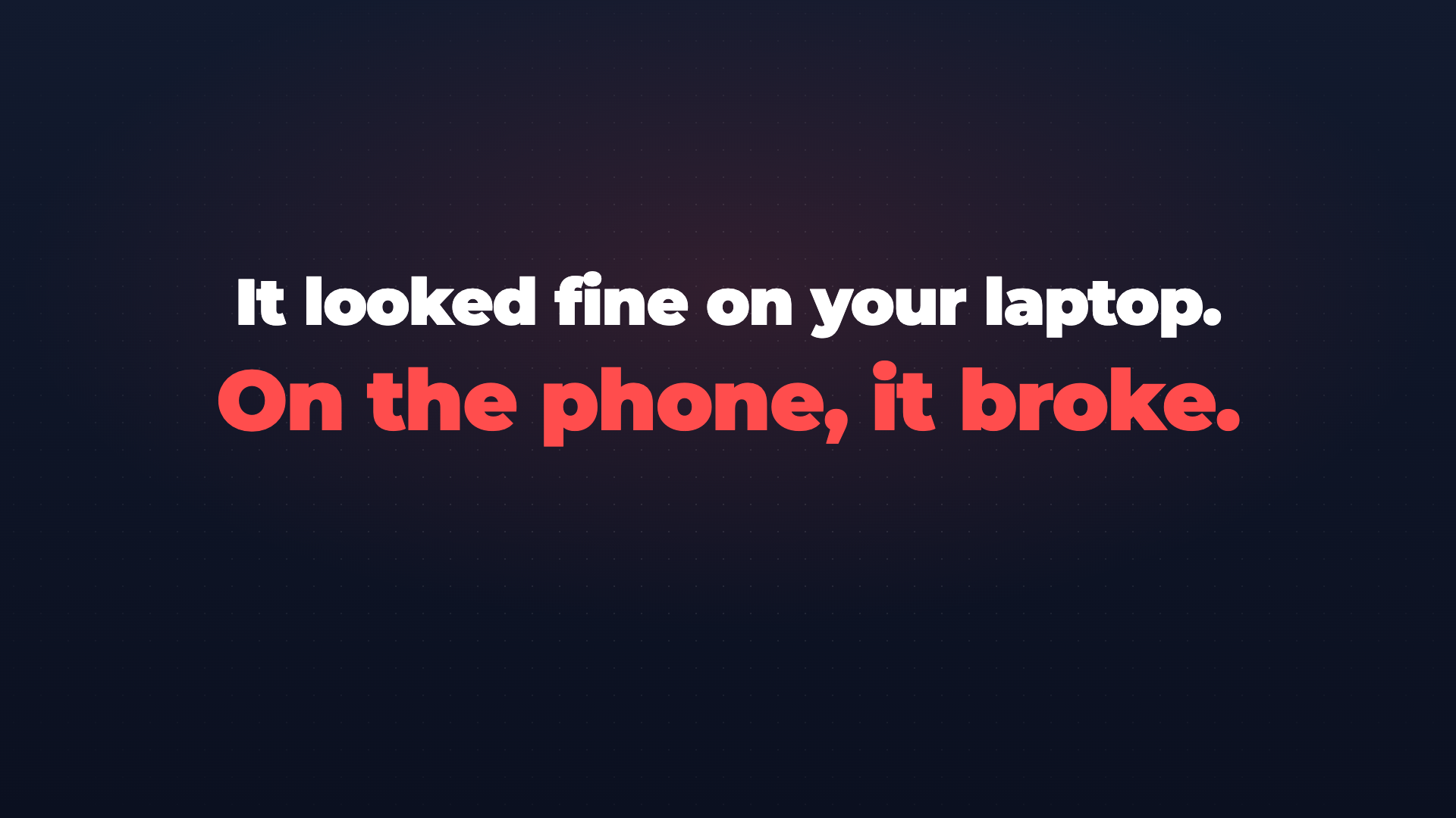 Phoneproof: UI reviewed on a real phone, with proof screenshot 1