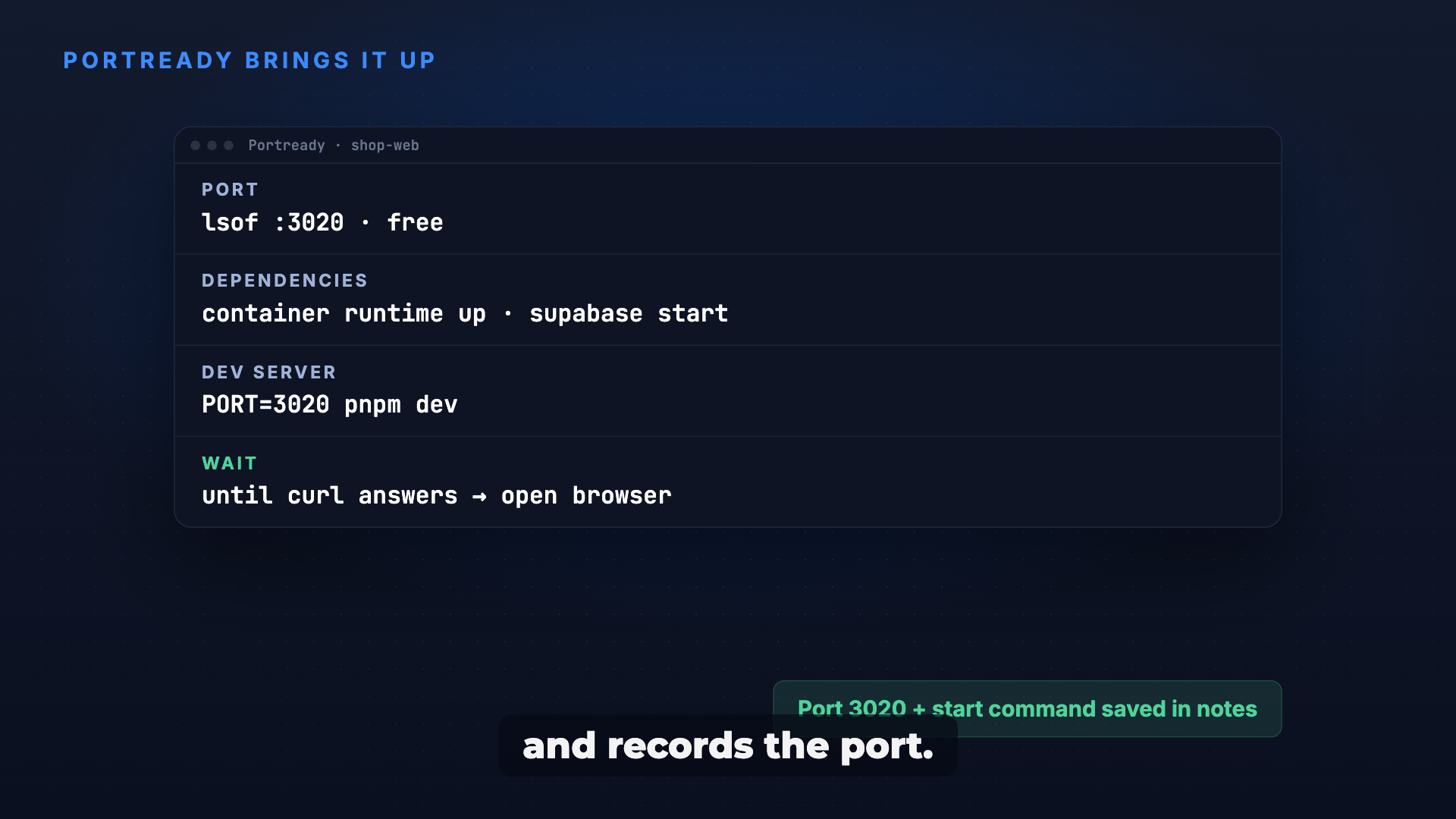 Portready: localhost up and answering before you look screenshot 3