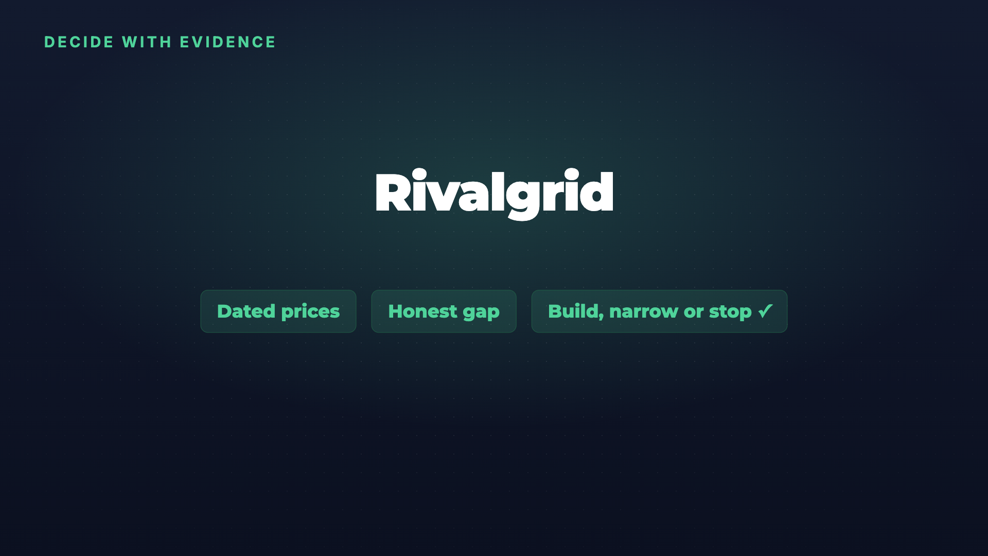Rivalgrid: know the market before you build or price screenshot 4
