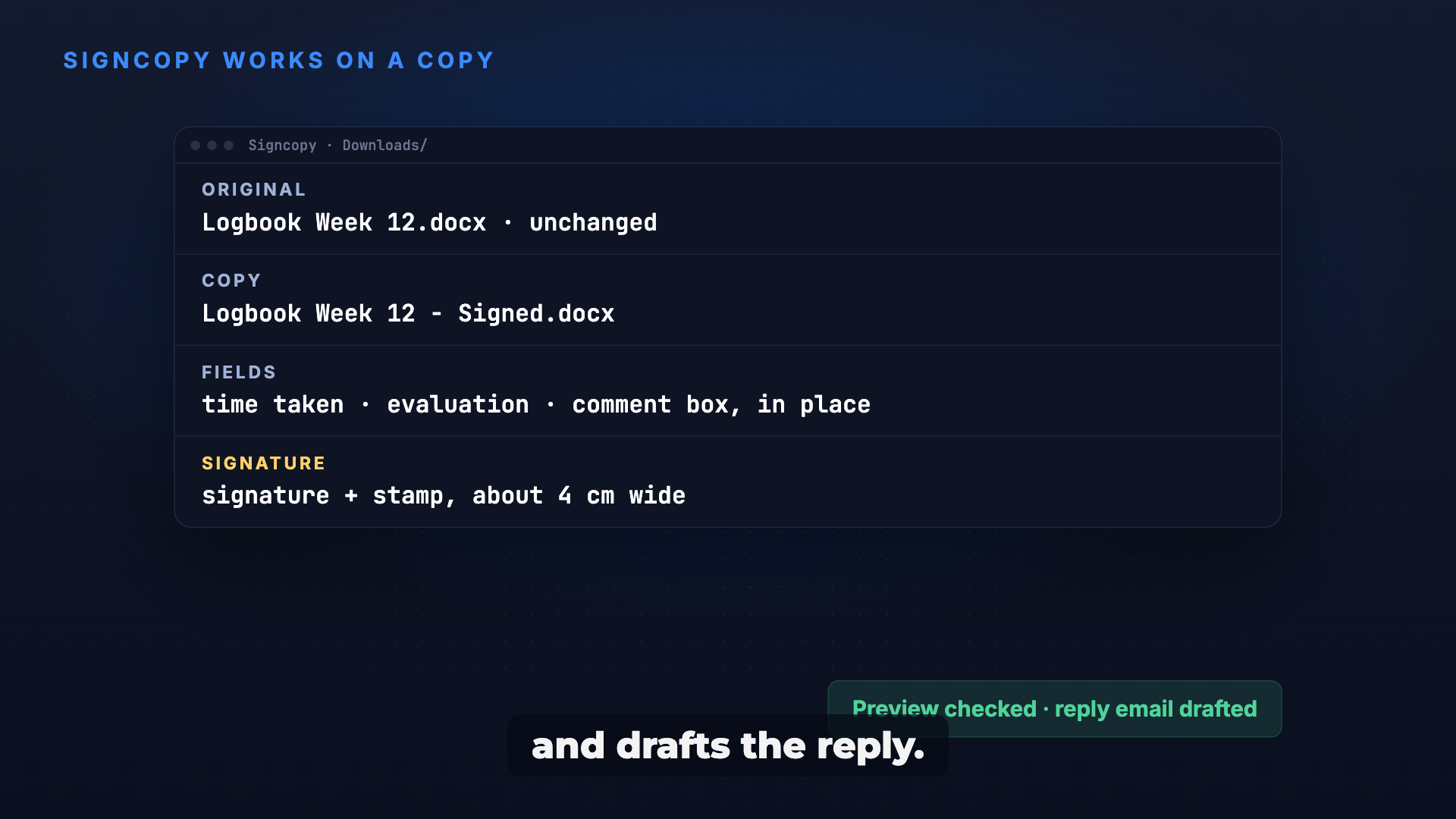 Signcopy: Fill and sign forms, original untouched screenshot 3