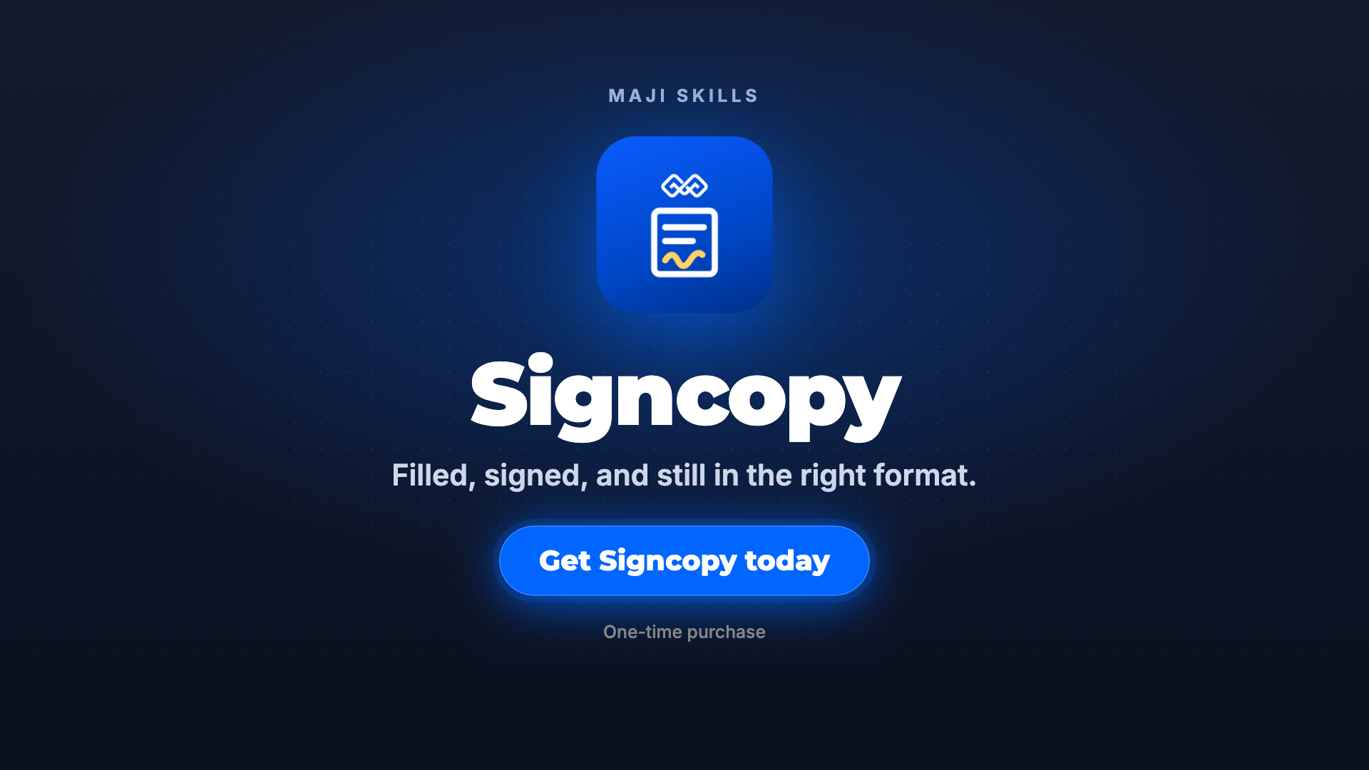 Signcopy: Fill and sign forms, original untouched screenshot 5