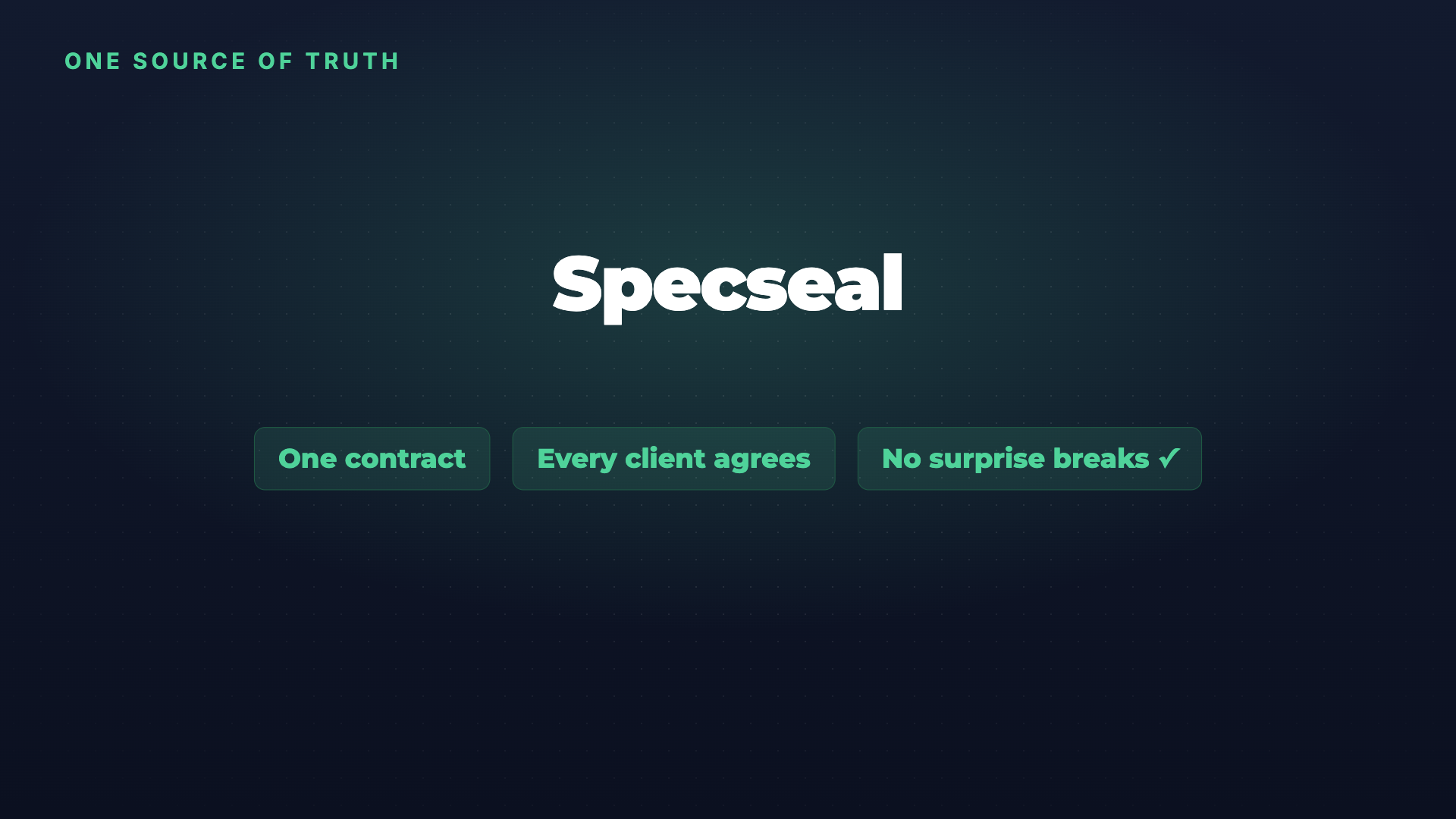 Specseal: Agree the API contract before you build it screenshot 4