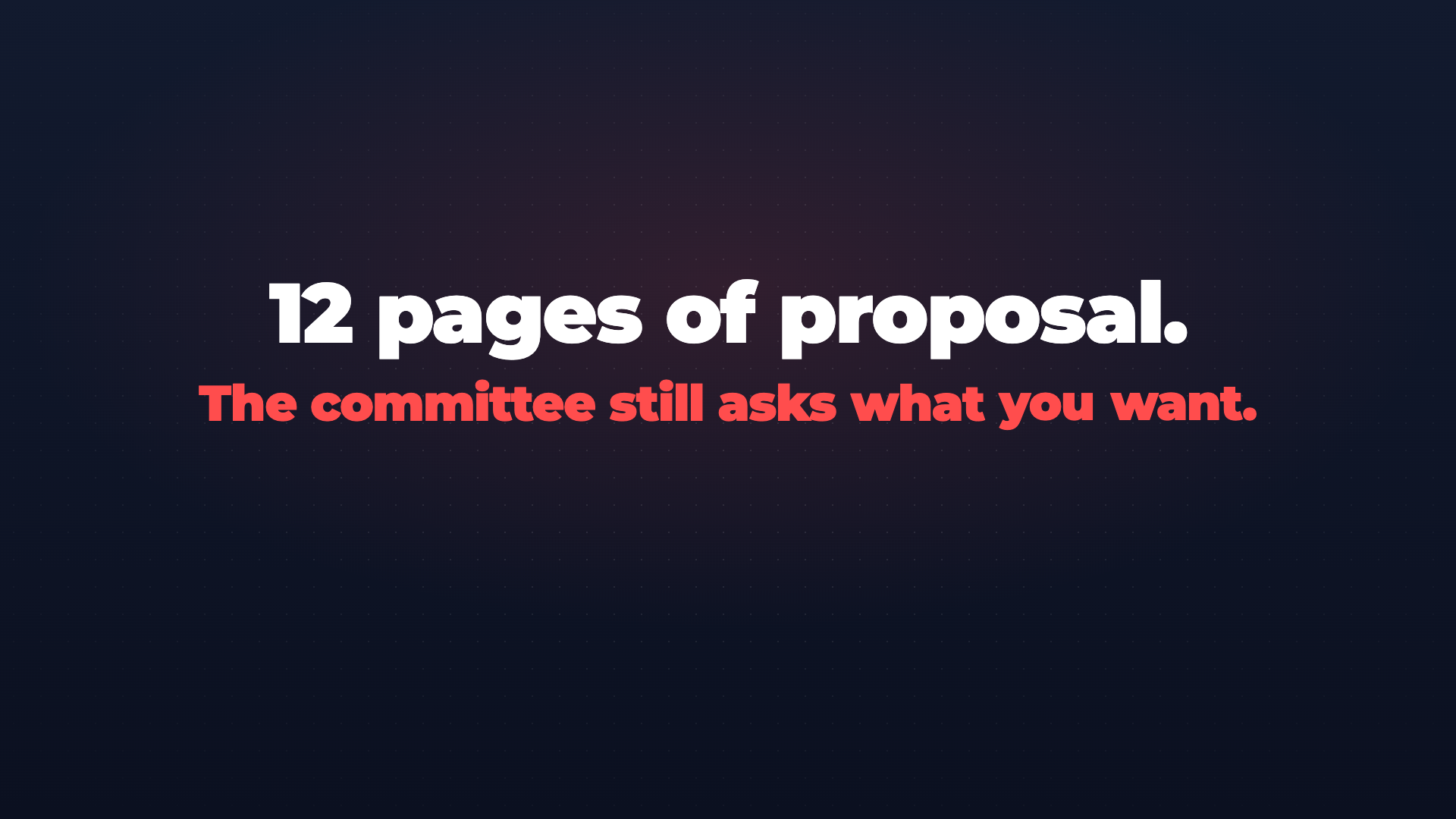 Yesdraft: Proposals an approver can say yes to screenshot 1