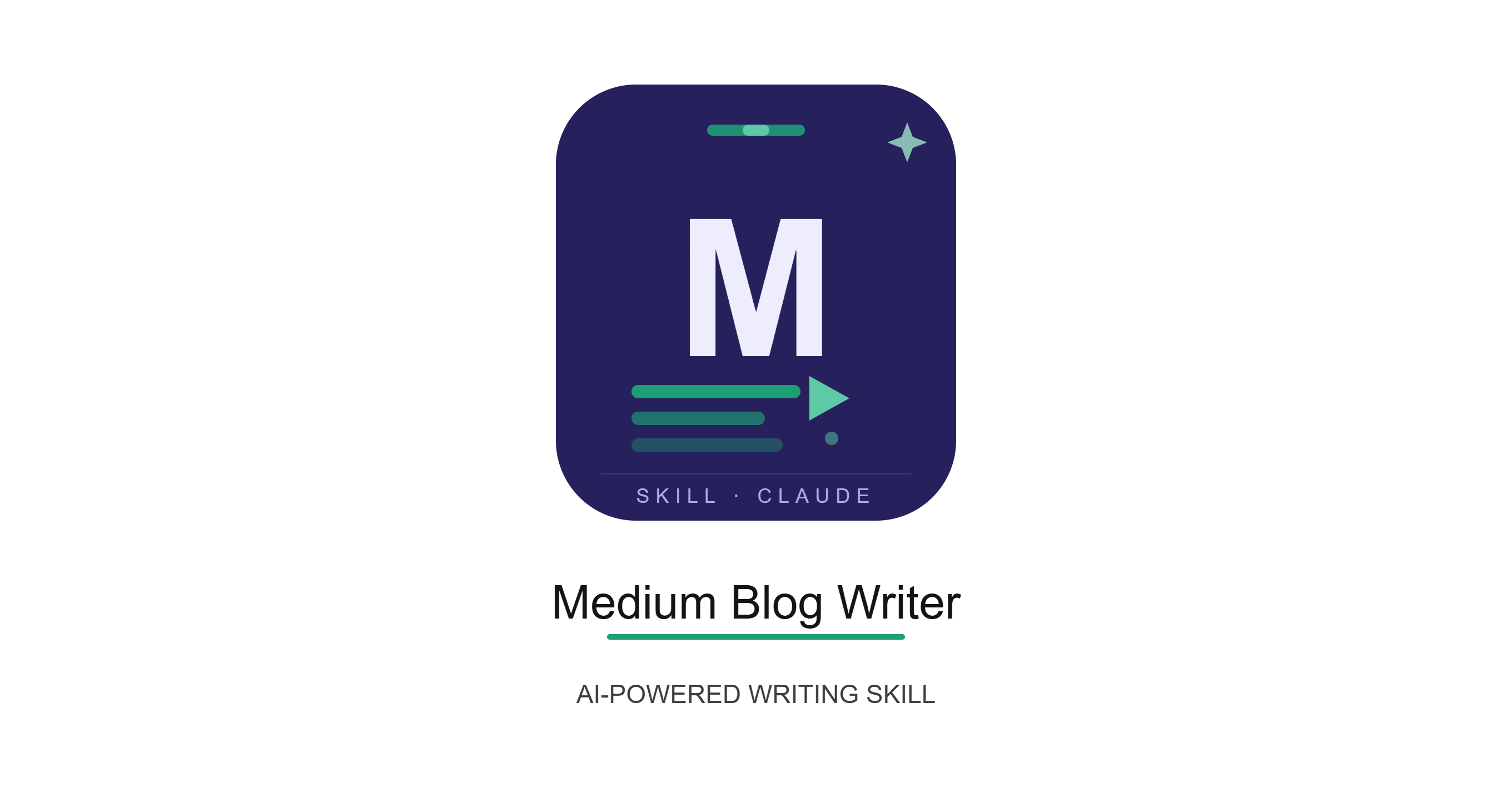 medium blog writer