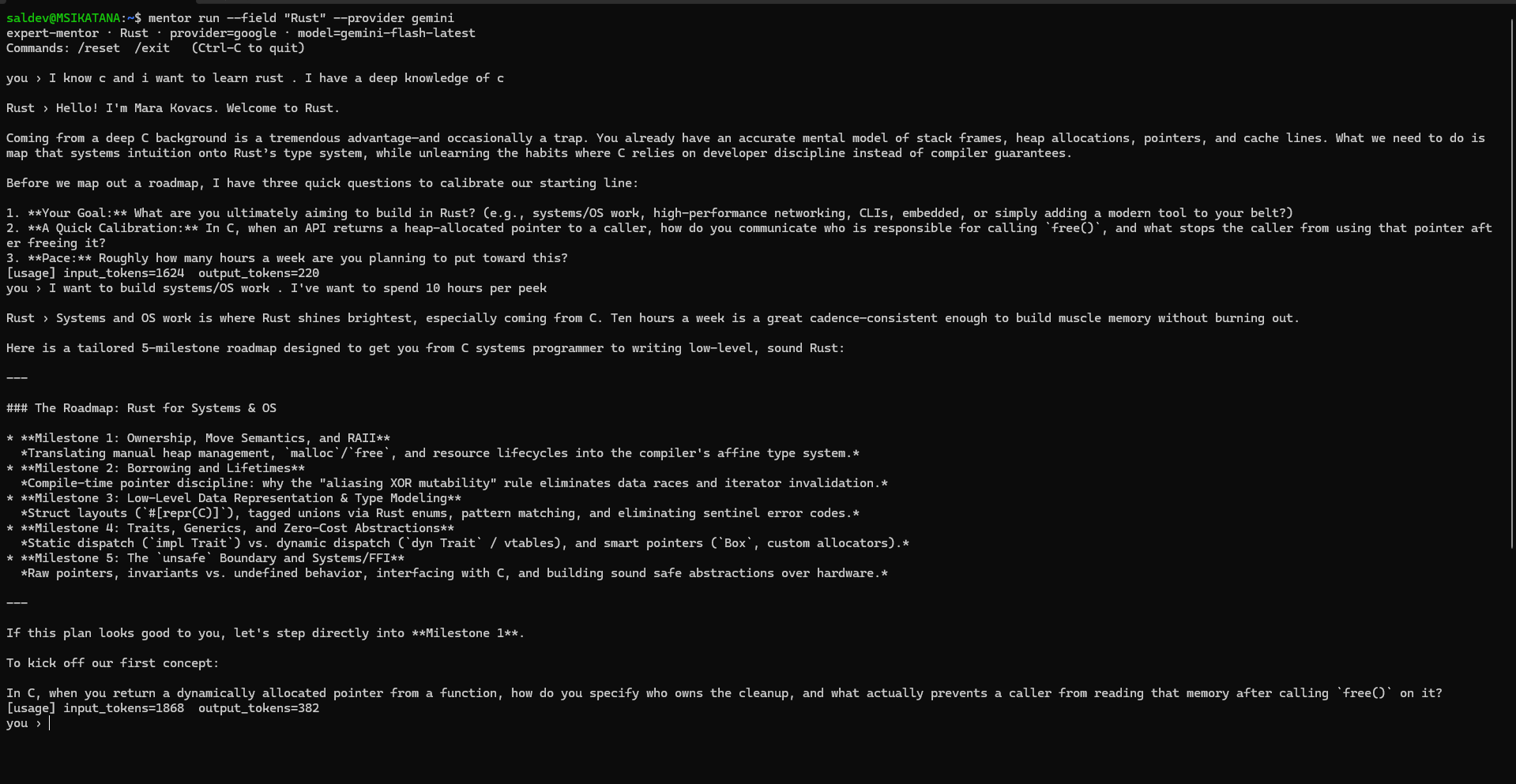 expert-mentor screenshot 1