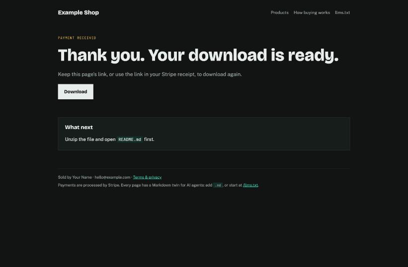 Digital Store: Sell Downloads on Cloudflare + Stripe screenshot 3