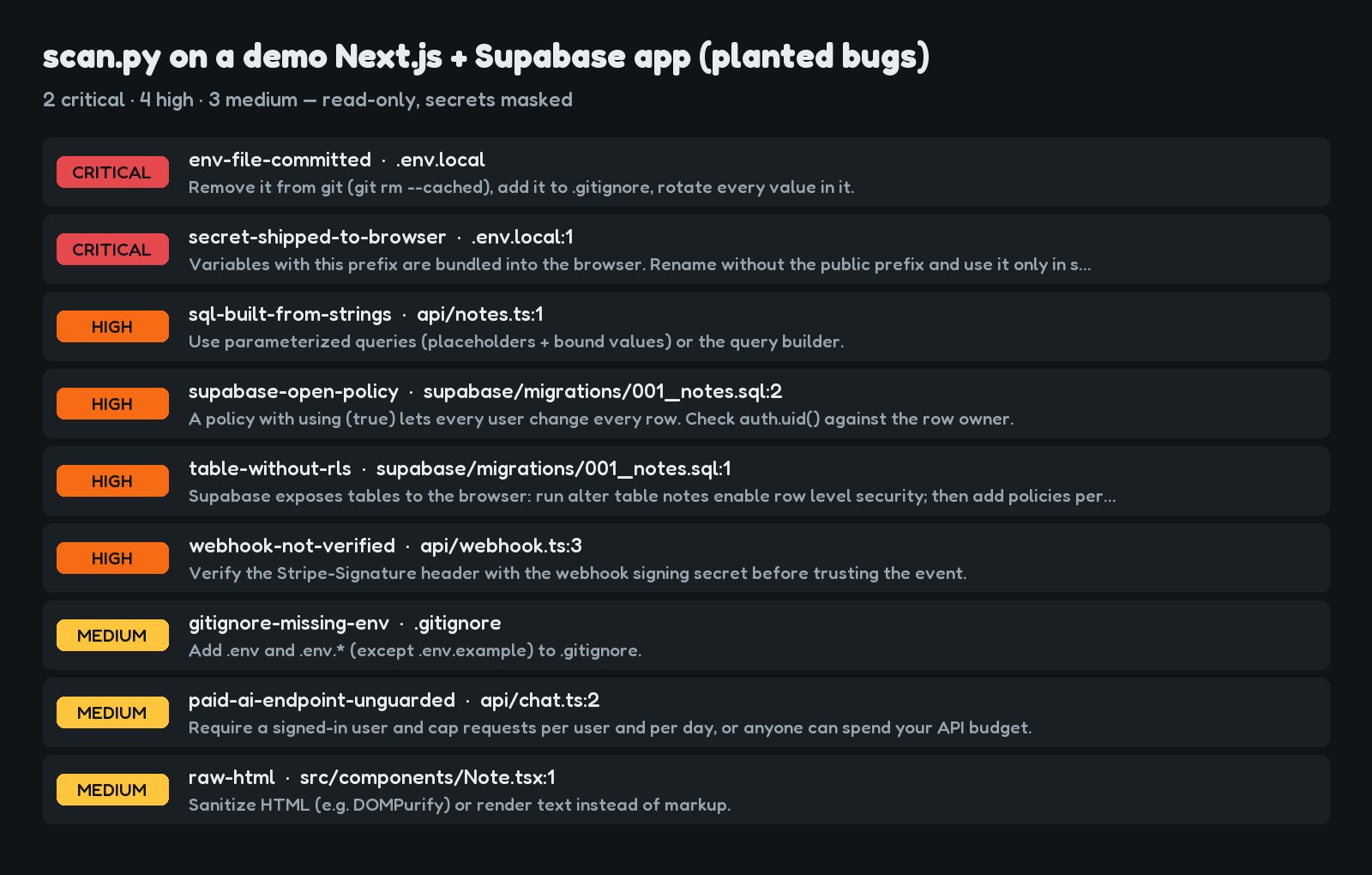 Security Review for AI-Built Apps preview