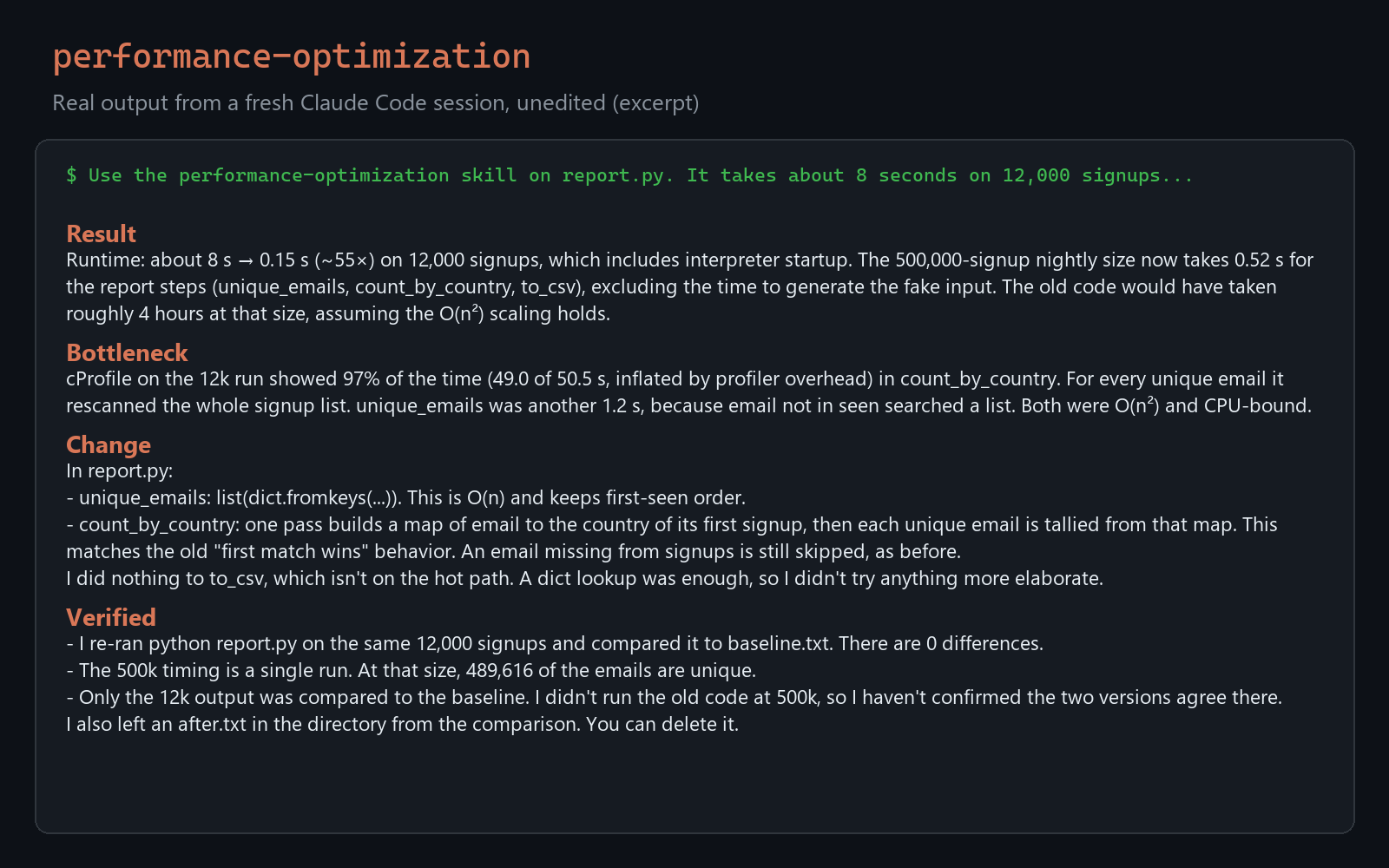 Performance Optimization: Profile First, Then Fix preview