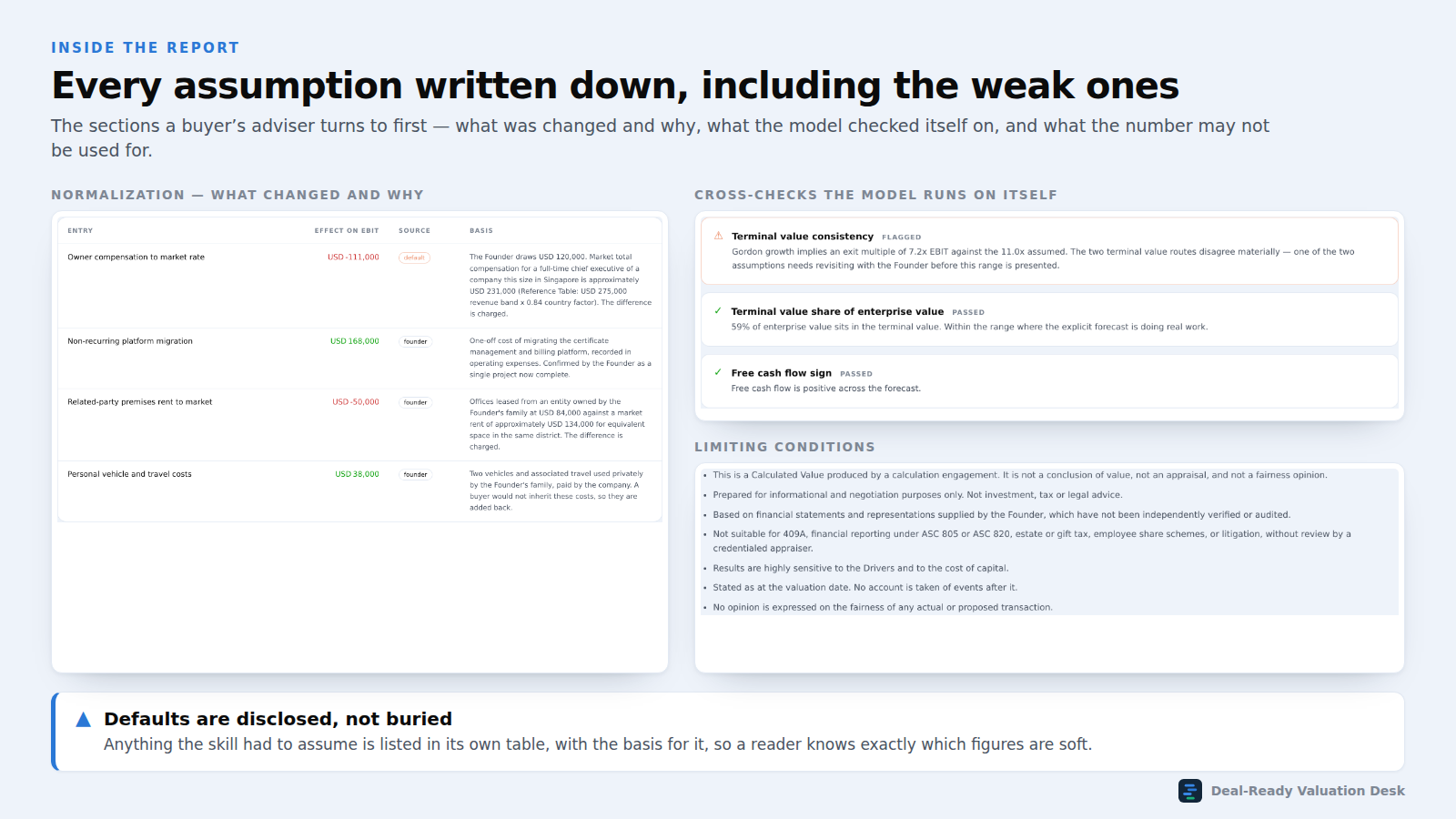 Deal Ready Valuation Desk screenshot 3