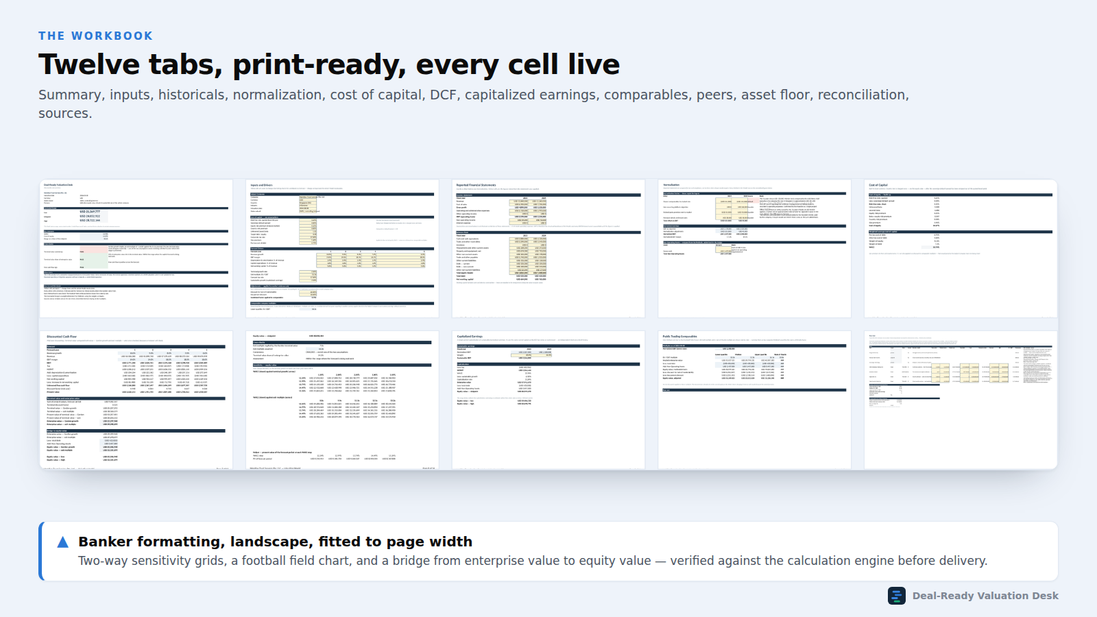 Deal Ready Valuation Desk screenshot 4