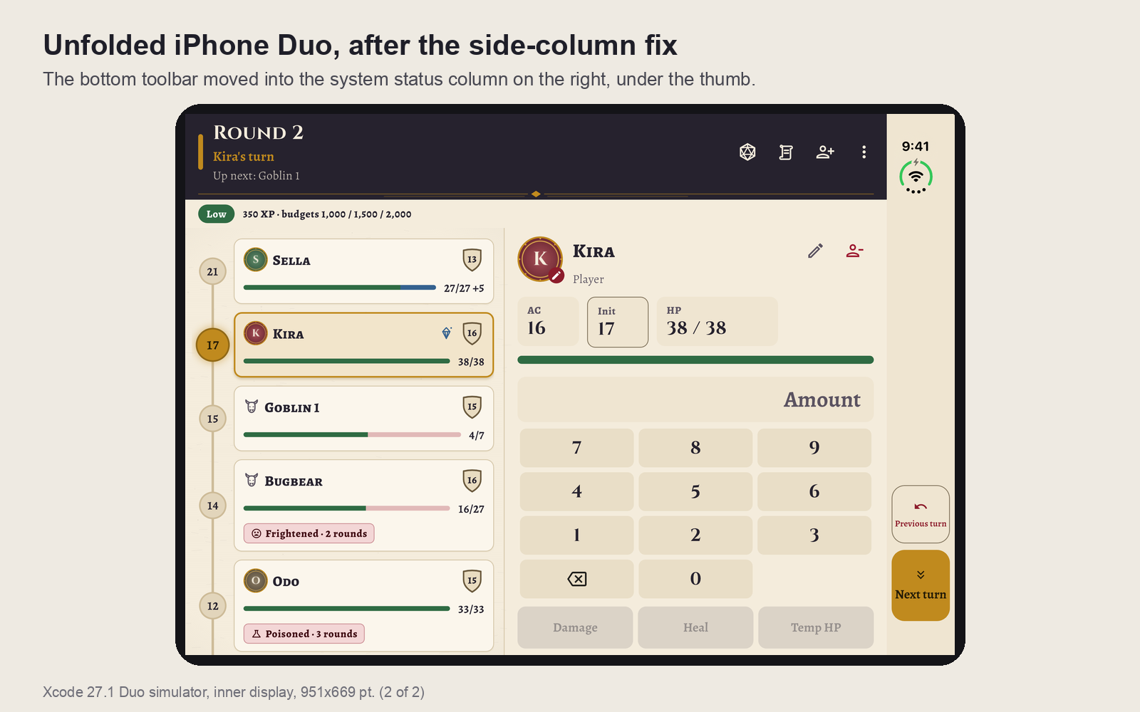 iPhone Duo Ready: Foldable Fixes (Flutter & React Native) screenshot 2