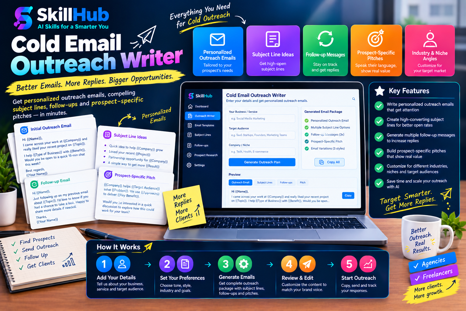 cold email outreach writer preview