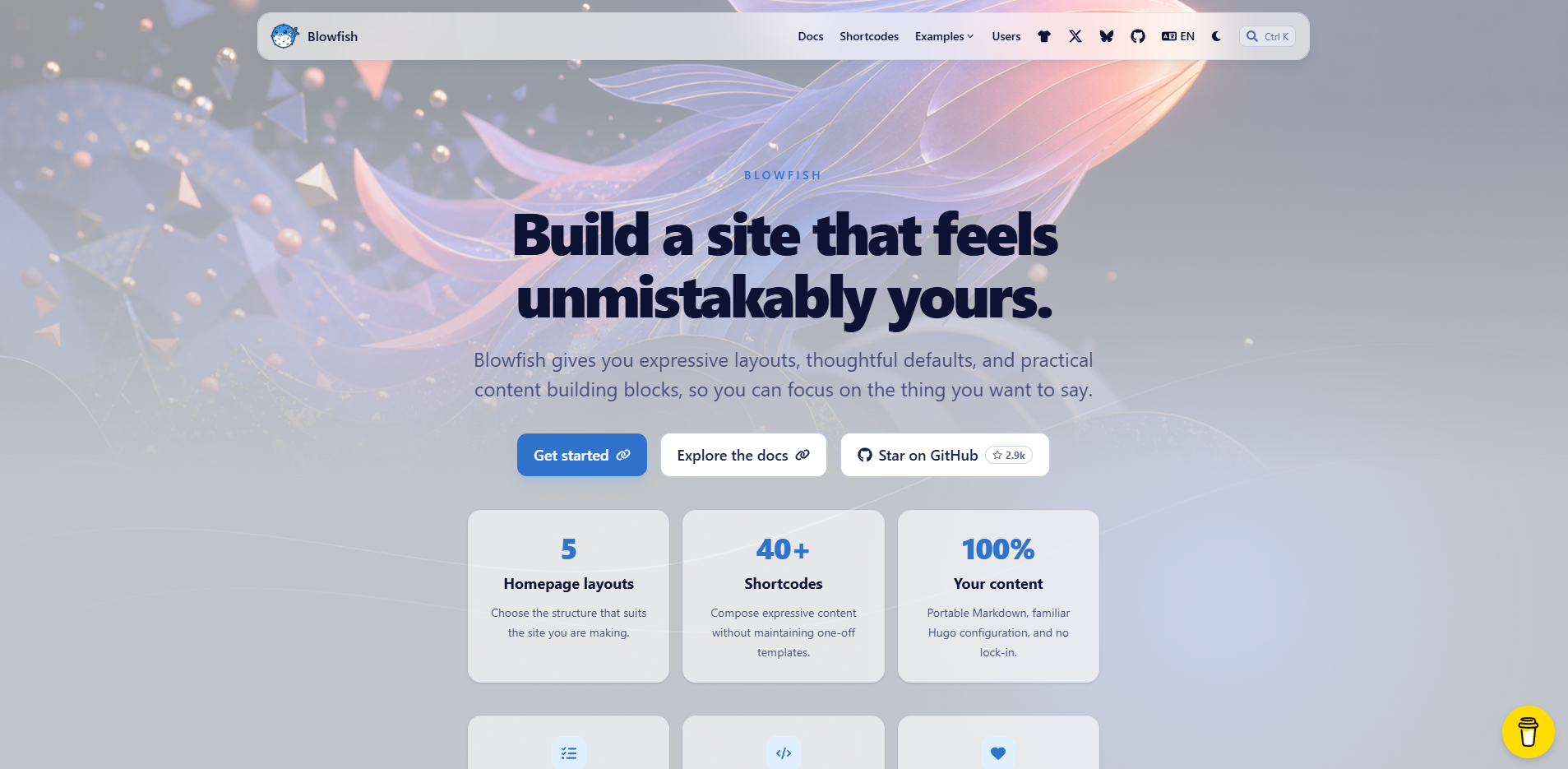 Automate Hugo Blowfish preview