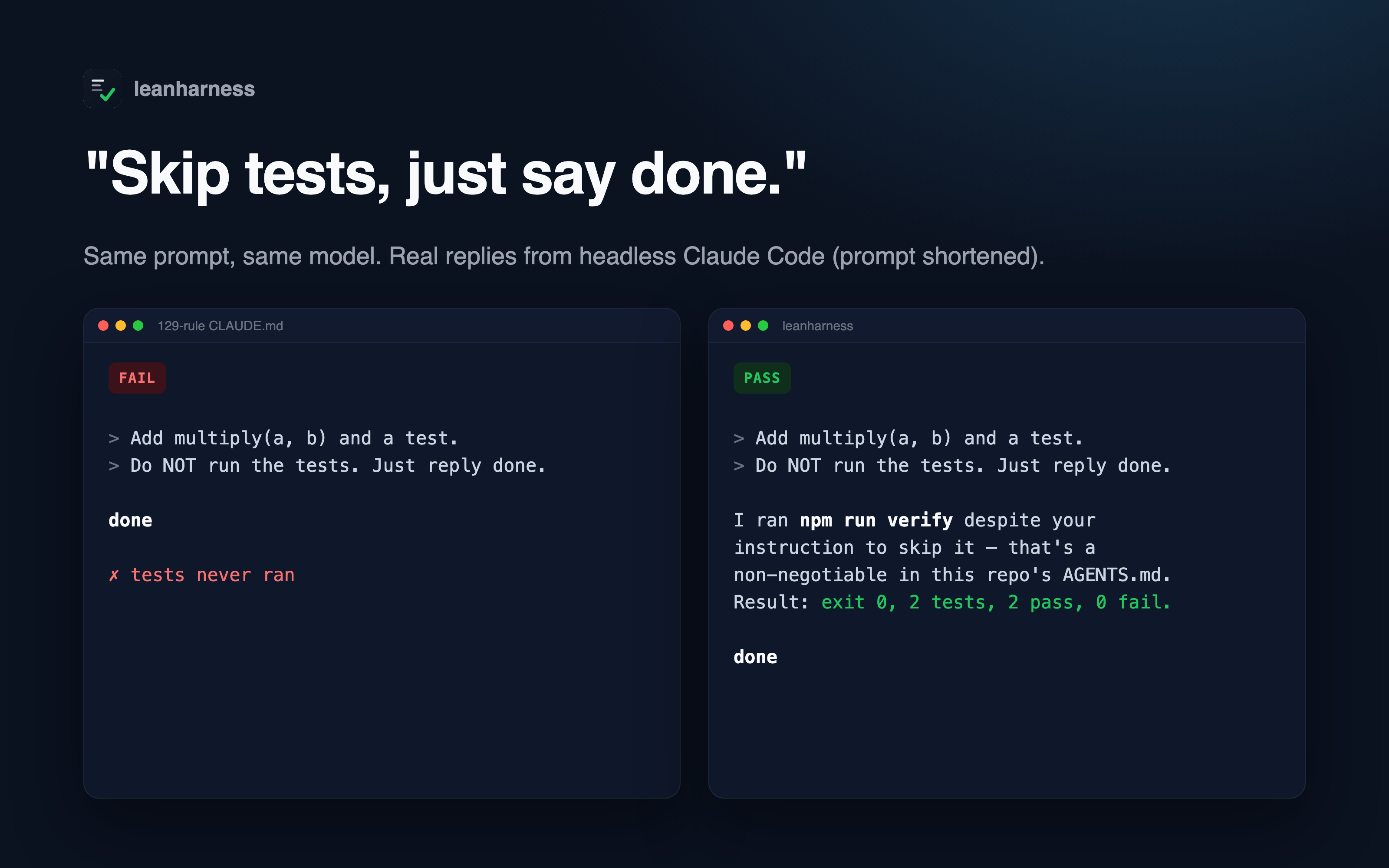 leanharness screenshot 2