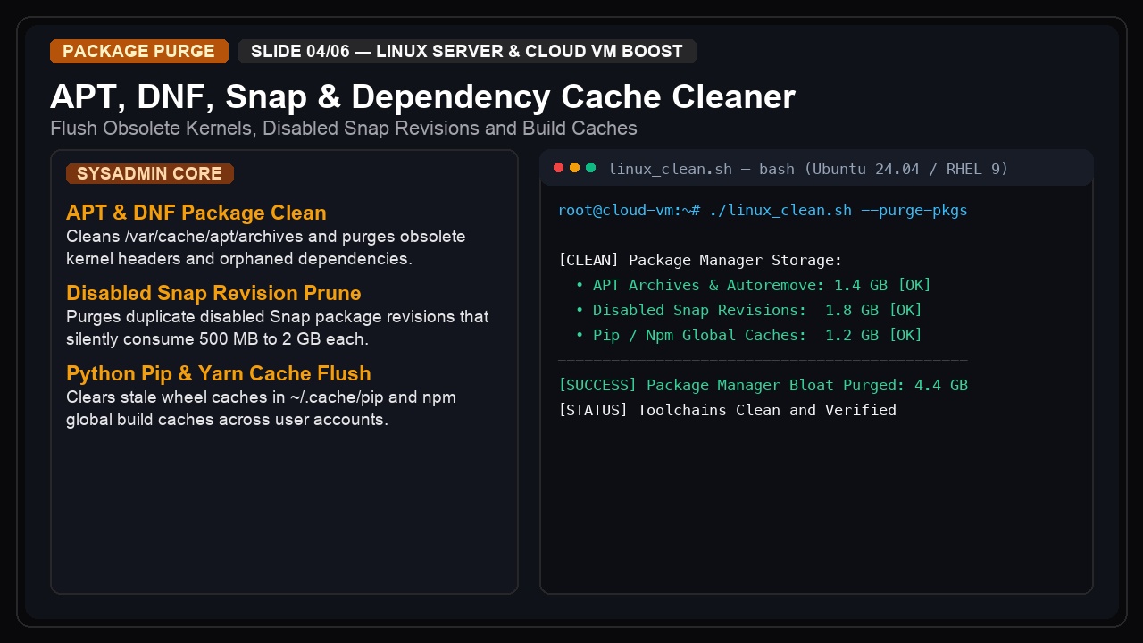 Linux Deep Clean & Boost — Server, Docker & GPU Buffer screenshot 4