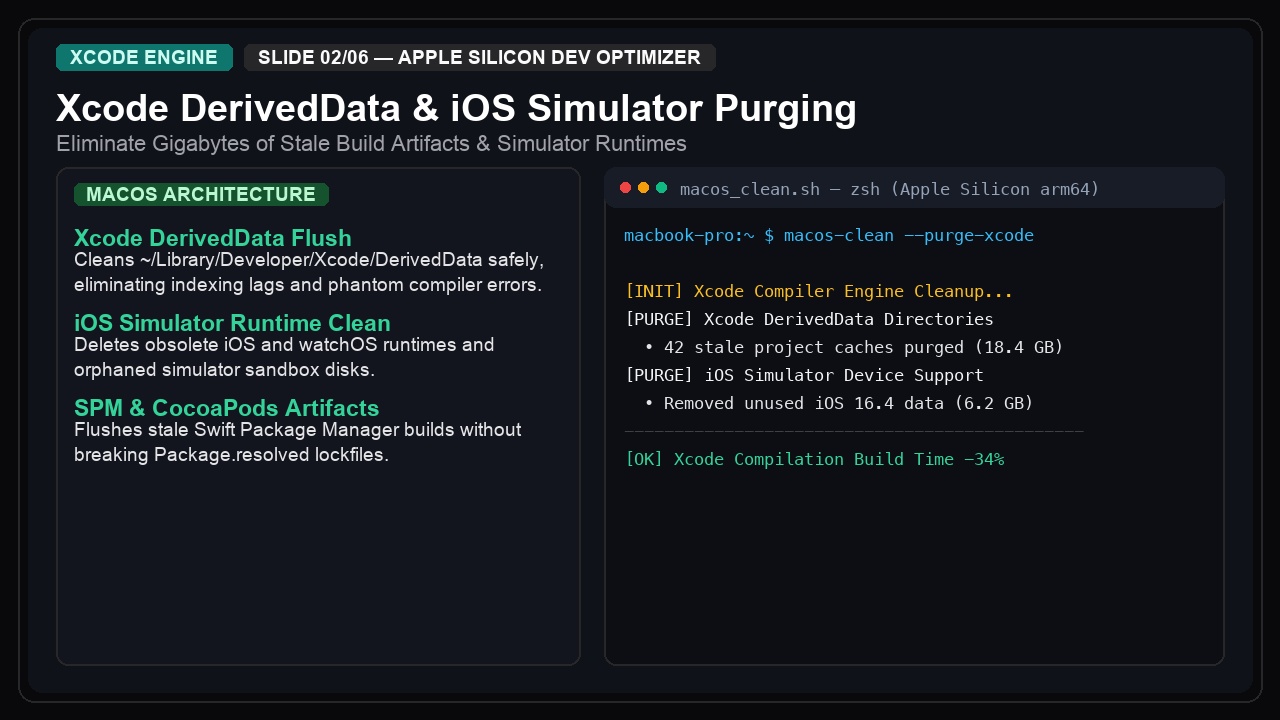 macOS Deep Clean & Boost — Developer Workstation Optimizer screenshot 2