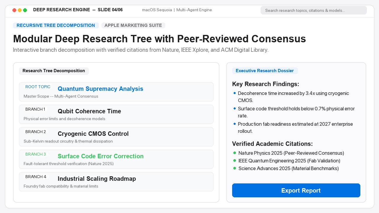 Deep Research Engine — Stanford STORM & Drill-Down screenshot 4