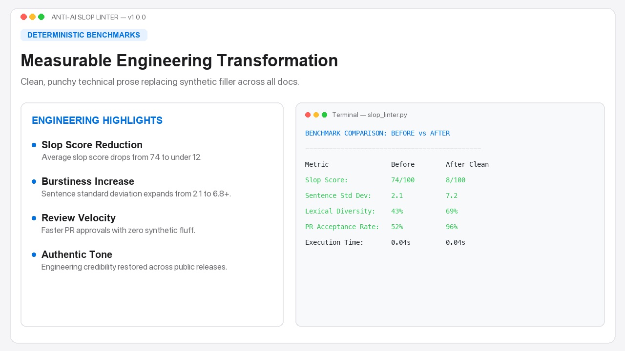 Anti-AI Slop Linter & Vocabulary Scanner screenshot 5