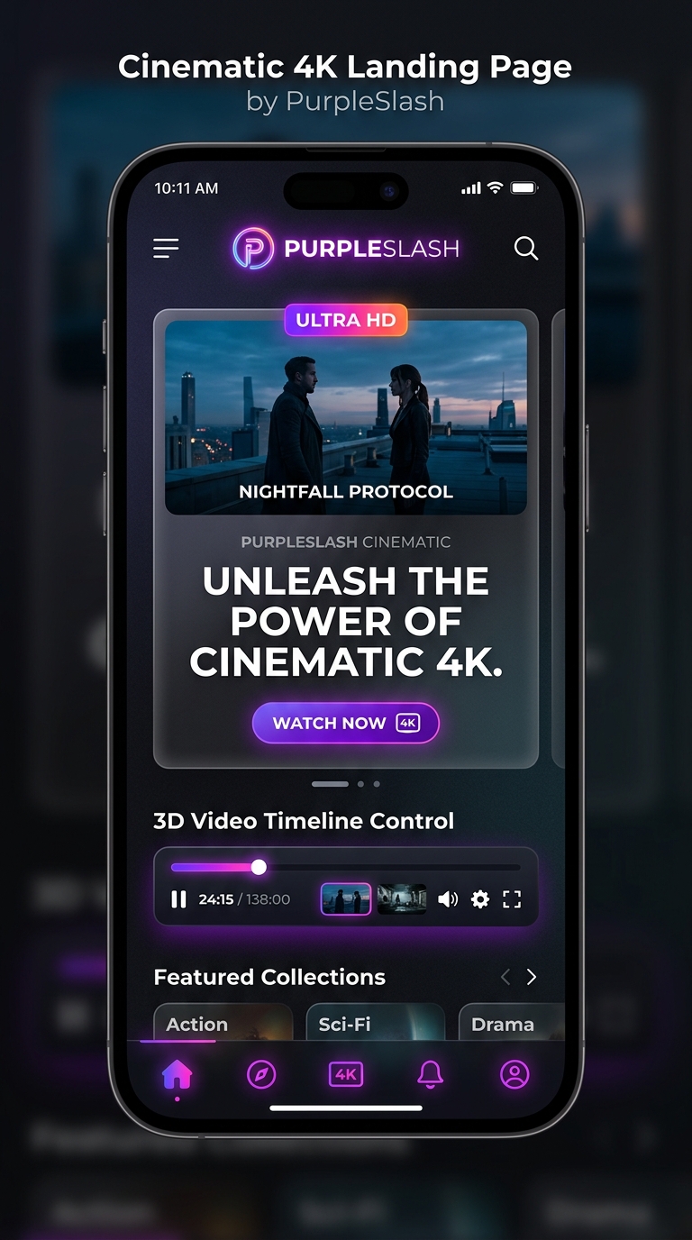 cinematic-4k-landing-page screenshot 2